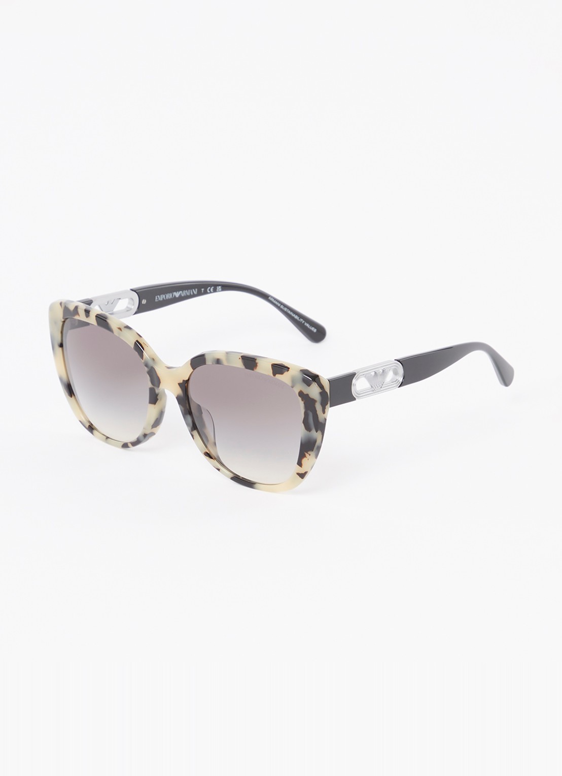 Armani Butterfly zonnebril EA4214U - voorkant creme