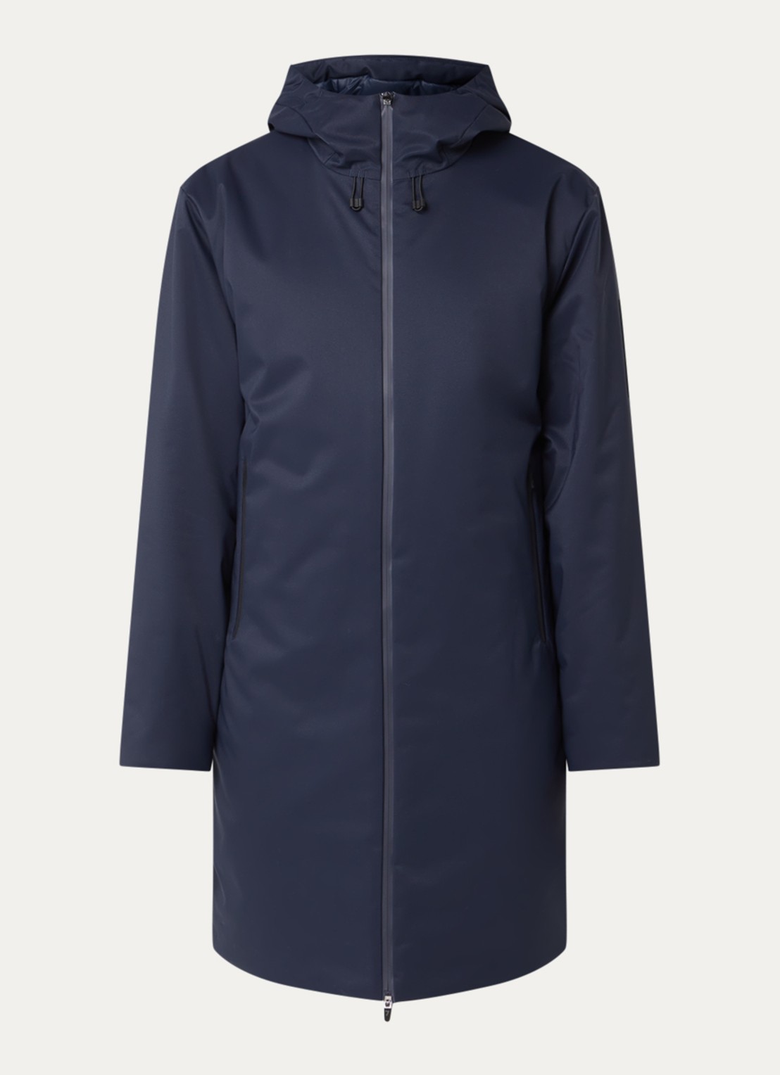 Armani Caban gewatteerd softshell jack met opgestikte zakken - voorkant 2 donkerblauw
