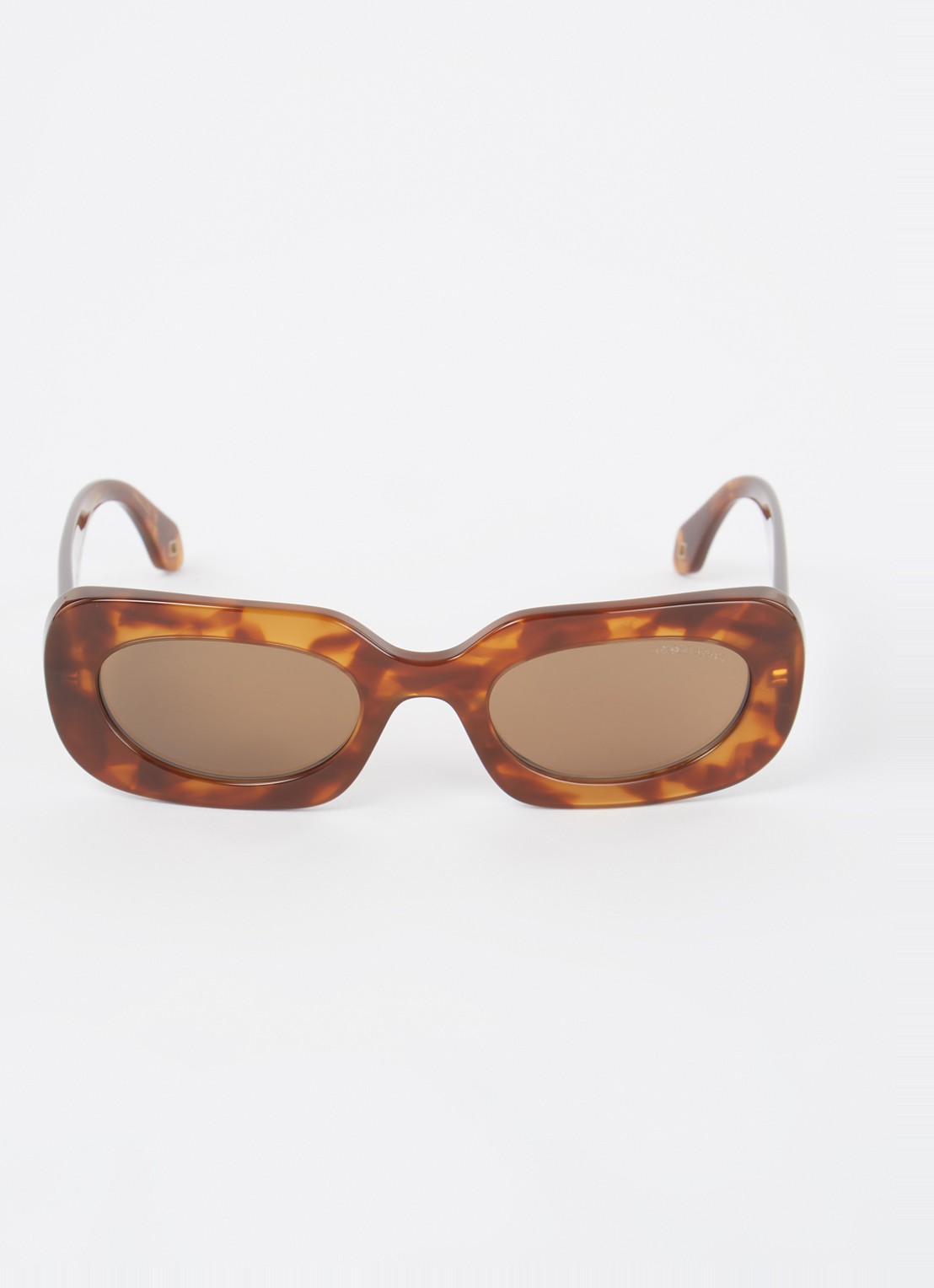 Armani Cat Eye zonnebril AR8182 - detail oranjebruin