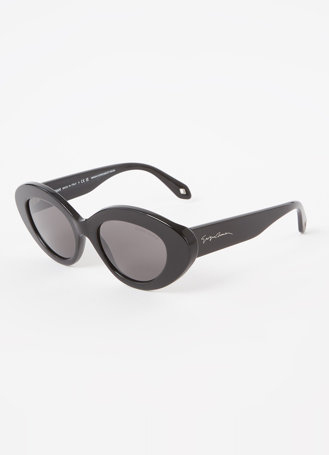 Armani Cat Eye zonnebril AR8188 - voorkant zwart