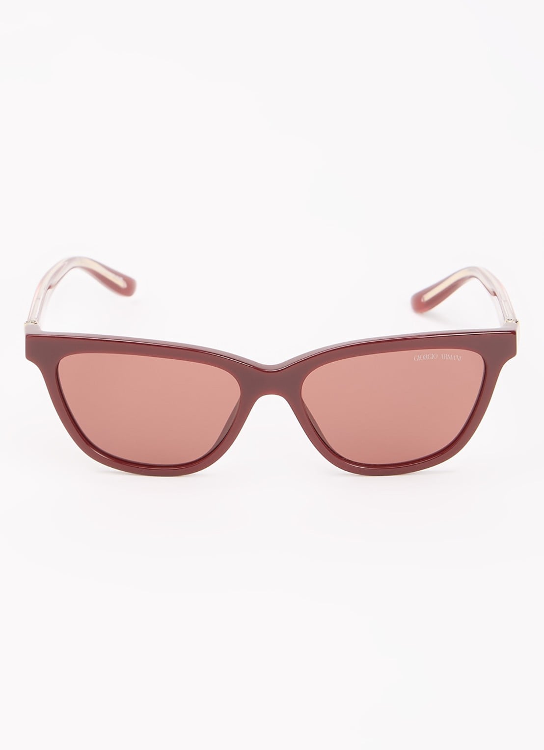 Armani Cat Eye zonnebril AR8221 - detail 2 bordeauxrood