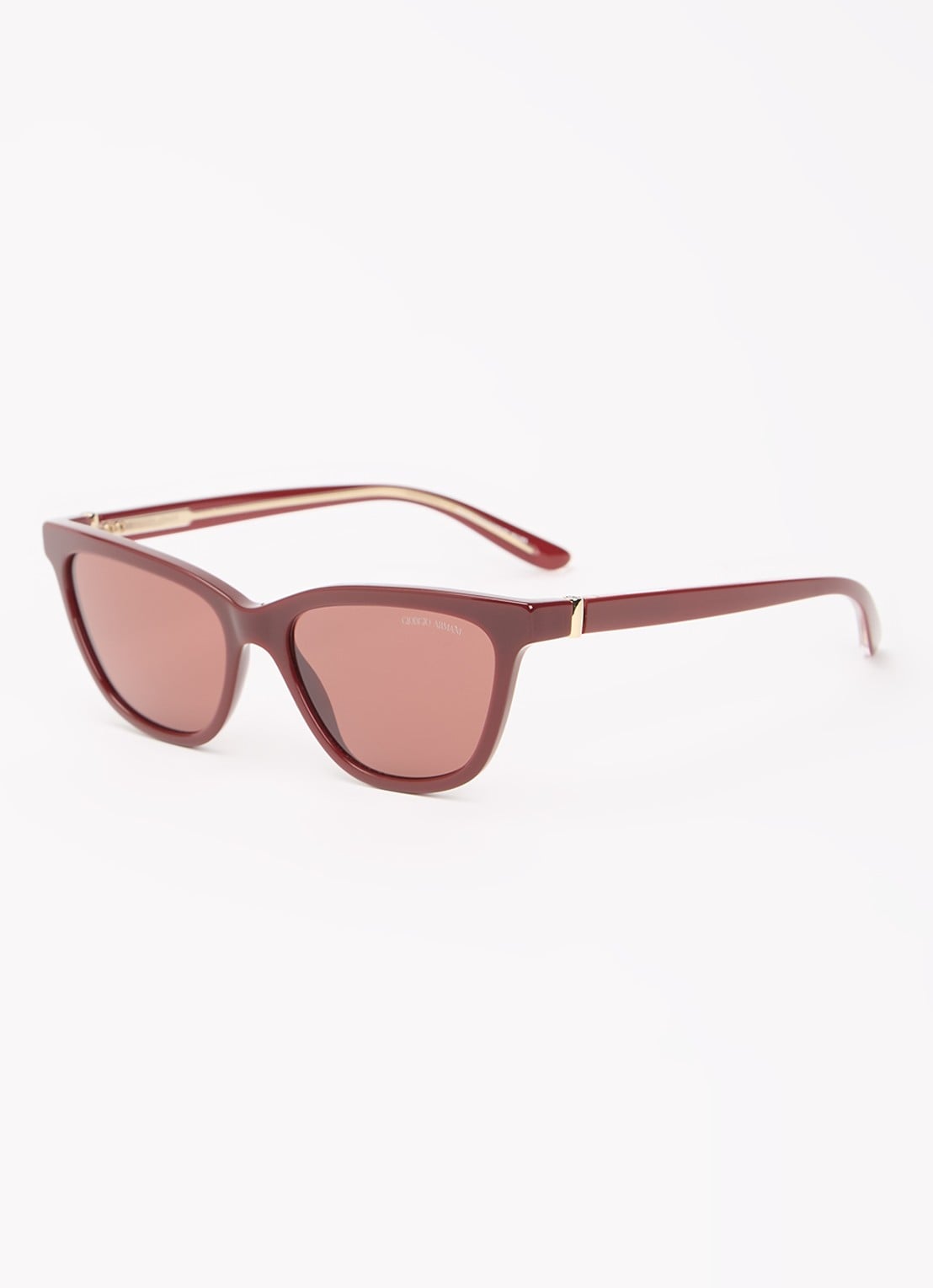 Armani Cat Eye zonnebril AR8221 - voorkant bordeauxrood
