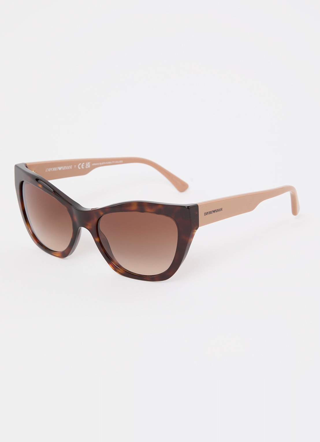 Armani Cat Eye zonnebril EA4176 - voorkant bruin