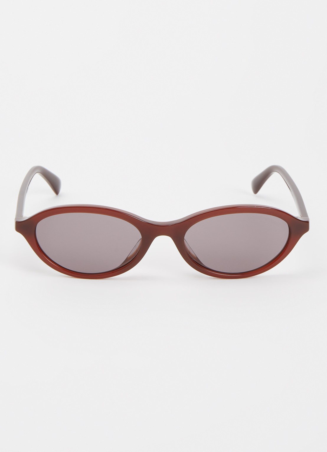 Armani Cat Eye zonnebril EA4281U - detail roodbruin