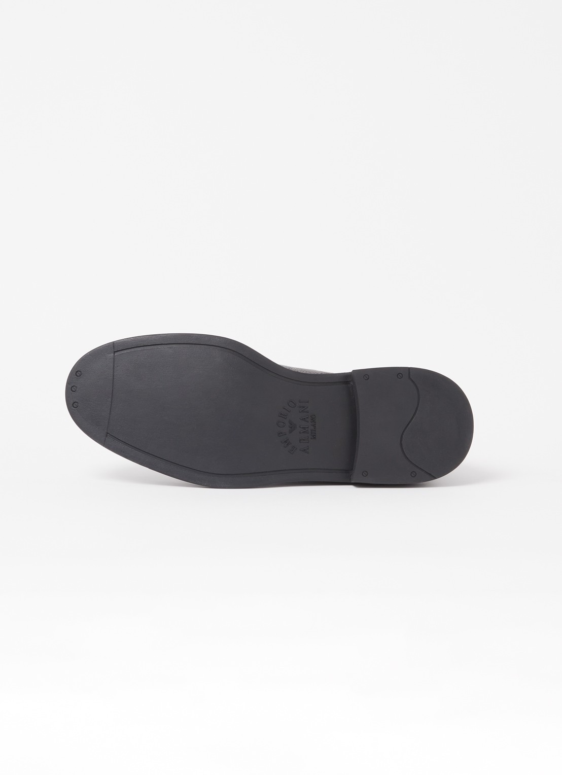 Armani Chelsea boot van kalfsleer  - detail 3 donkerbruin