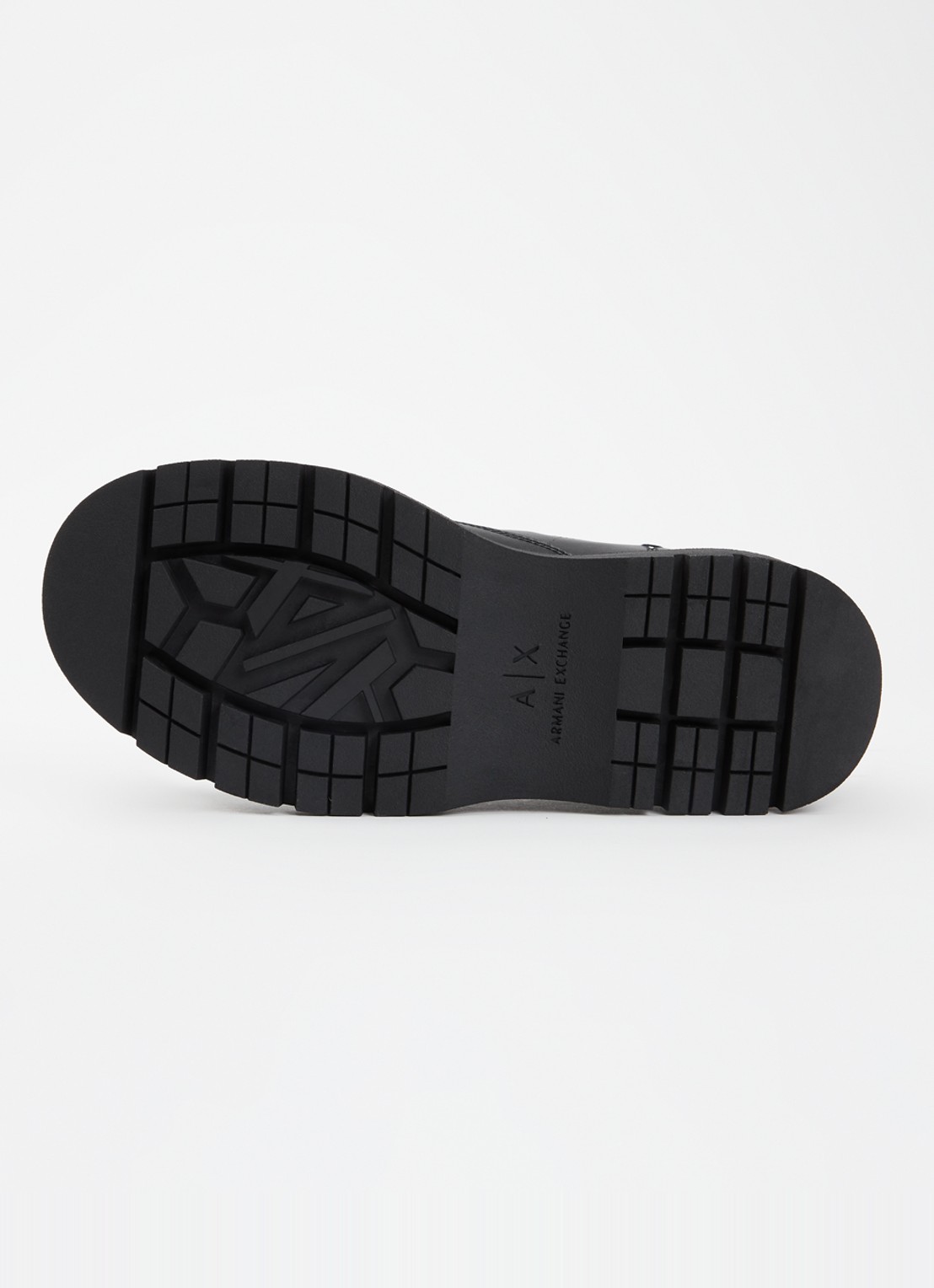 Armani Chelsea boot van leer - detail 3 zwart