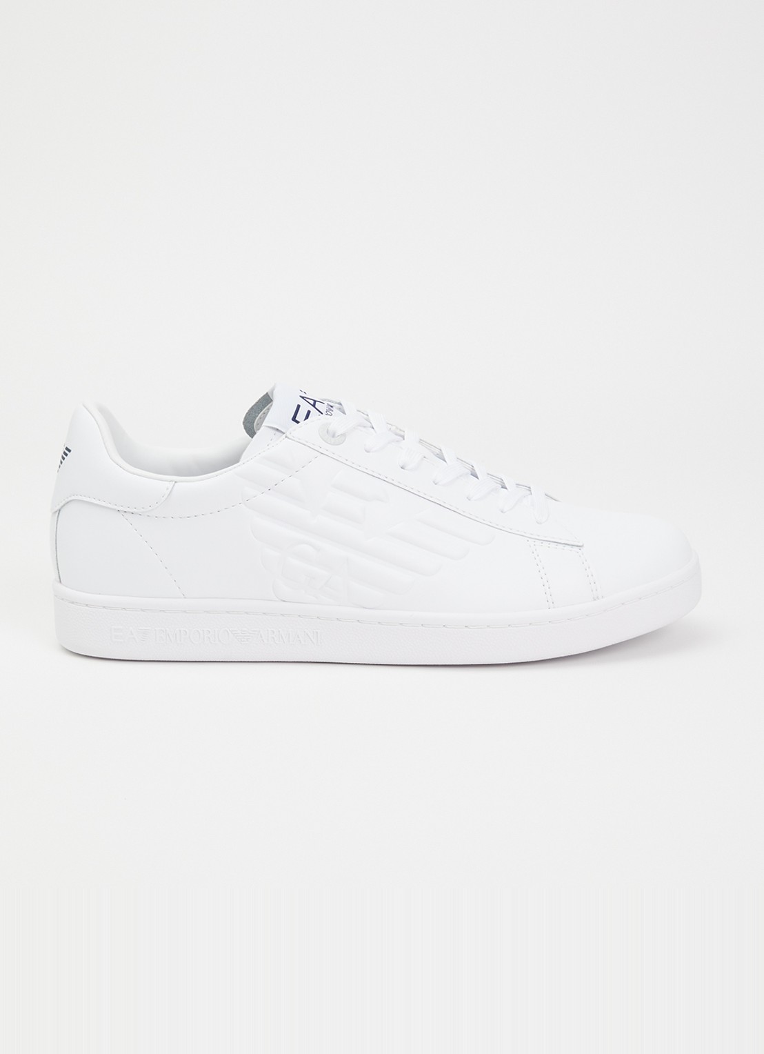 Armani Classic CC sneaker van leer  - voorkant 5 wit