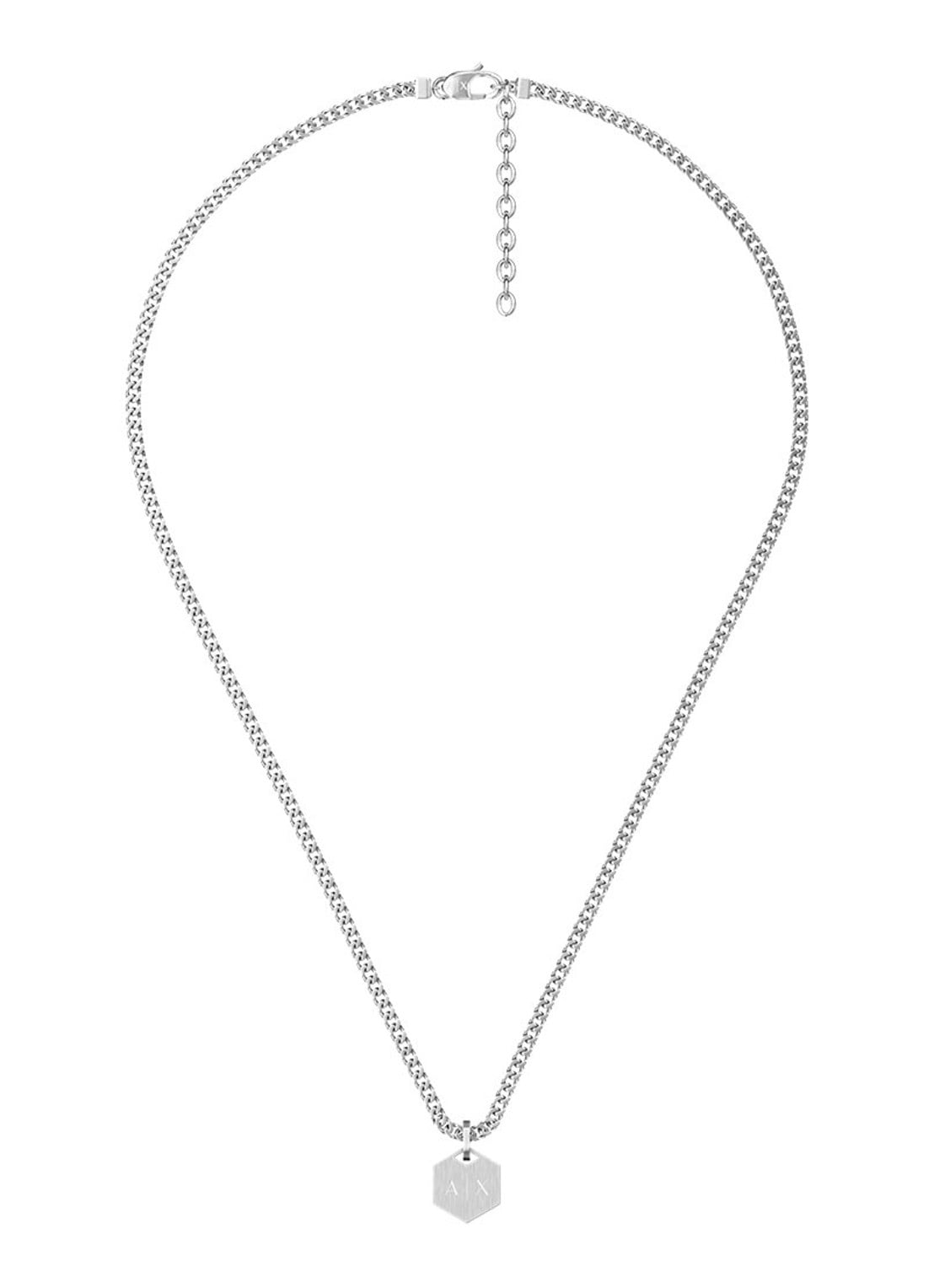 Armani Classic ketting AXG0184040 - detail 2 zilver
