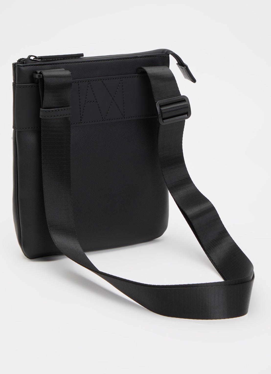 Armani Crossbody tas met logo  - achterkant zwart