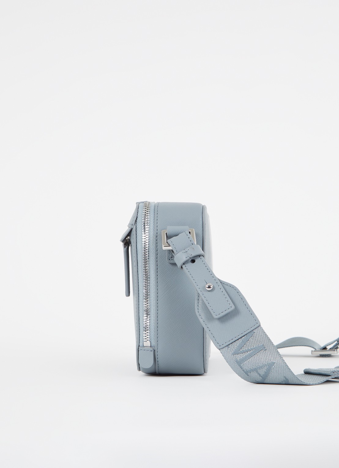Armani Crossbodytas met afneembare schouderriem en logo - detail 4 blauwgrijs