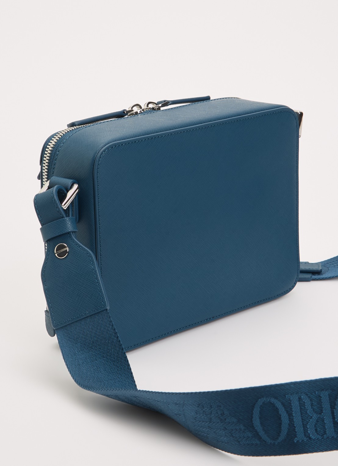 Armani Crossbodytas met afneembare schouderriem en logo - achterkant 5 indigo