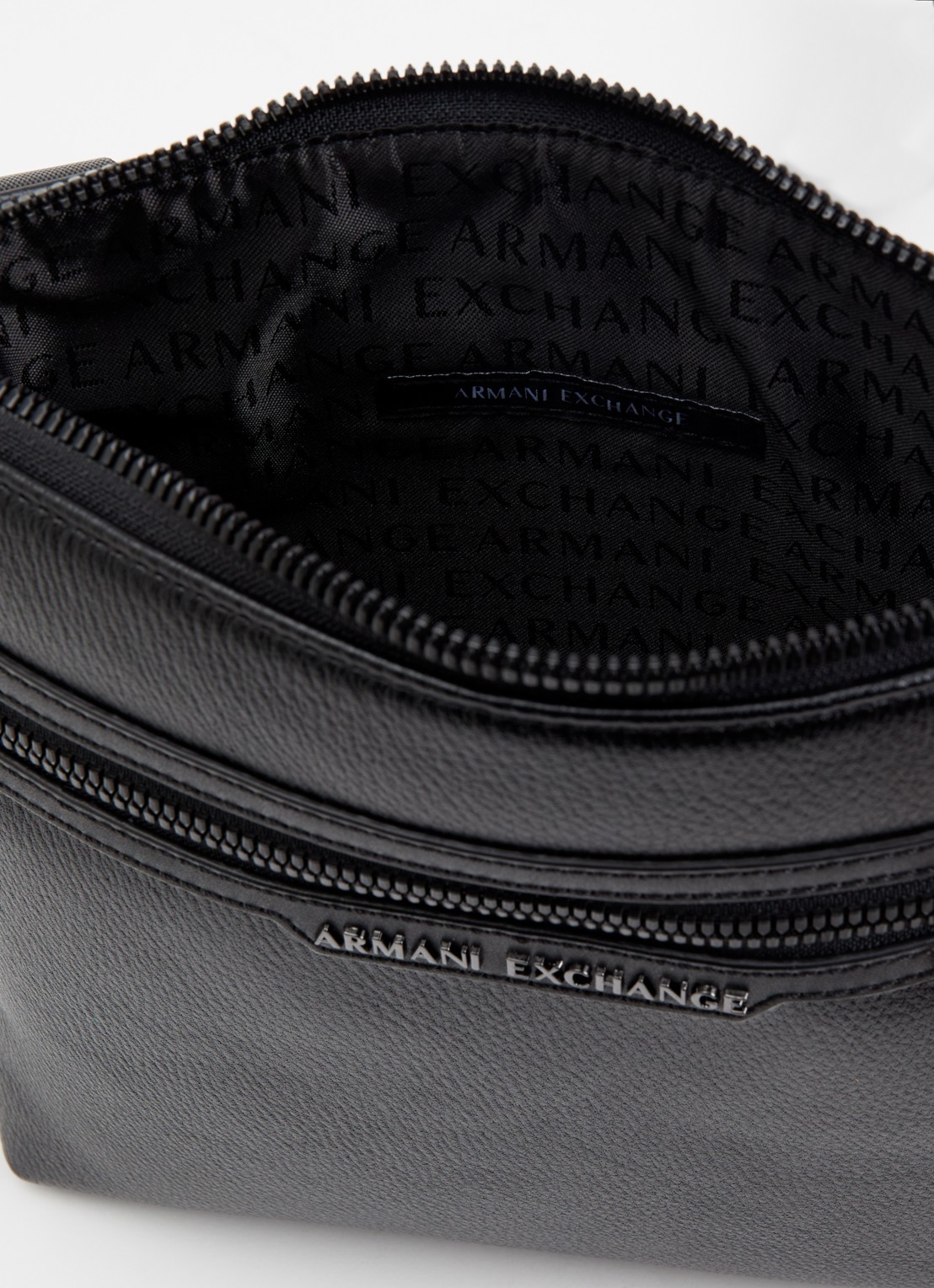 Armani Crossbodytas met logo - detail 3 zwart