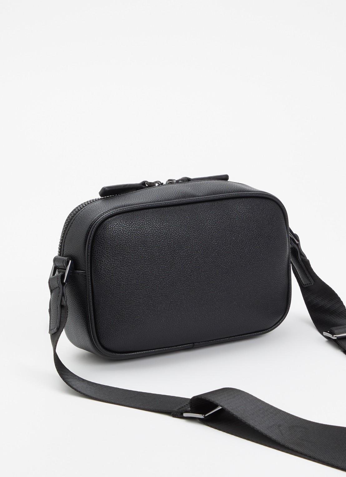 Armani Crossbodytas met logo - achterkant 5 zwart