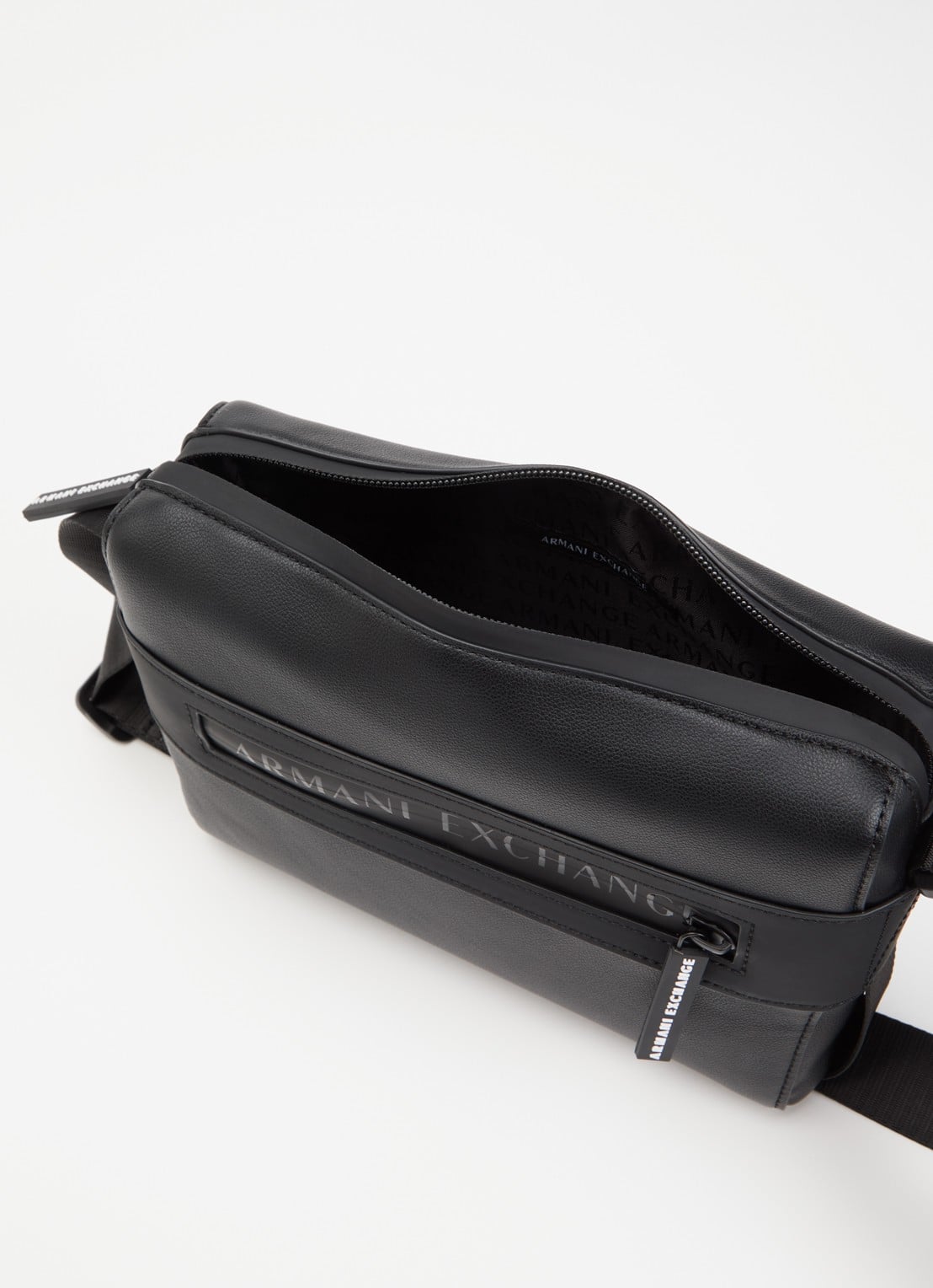 Armani Crossbodytas met logo - detail 2 zwart