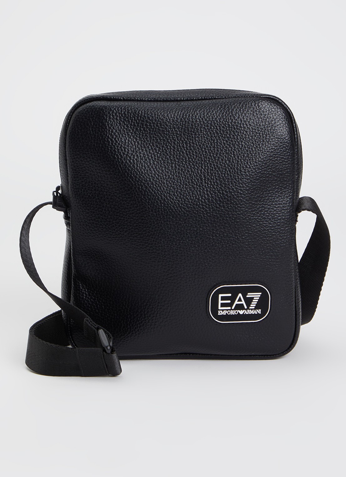 Armani Crossbodytas met logo - voorkant 2 zwart