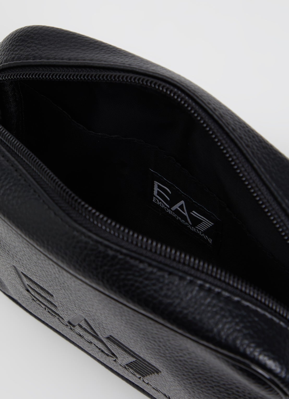 Armani crossbodytas met logo - detail 2 zwart