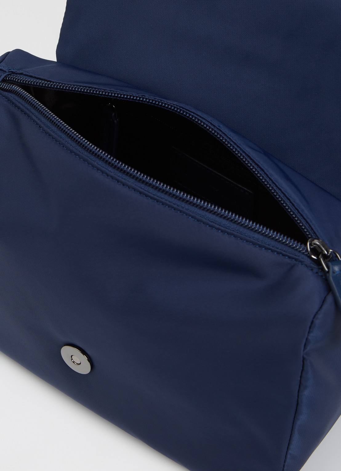 Armani Crossbodytas met logo - detail donkerblauw