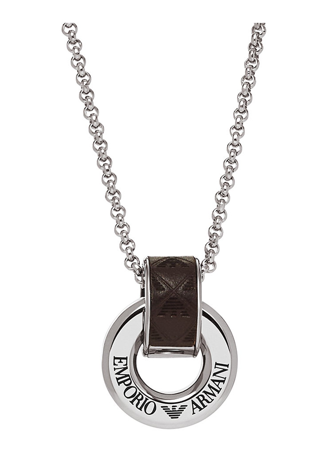 Armani Eagle ketting EGS3134040 - detail 3 zilver