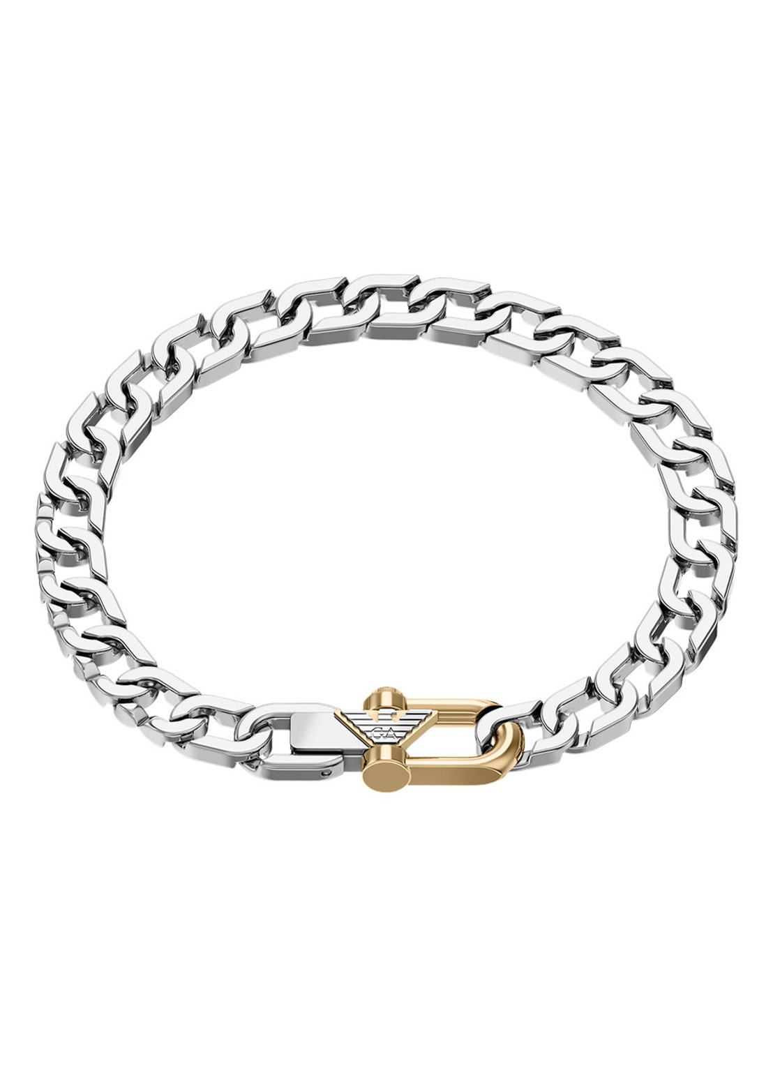 Armani Eagle Logo armband EGS3370040 - detail 2 zilver