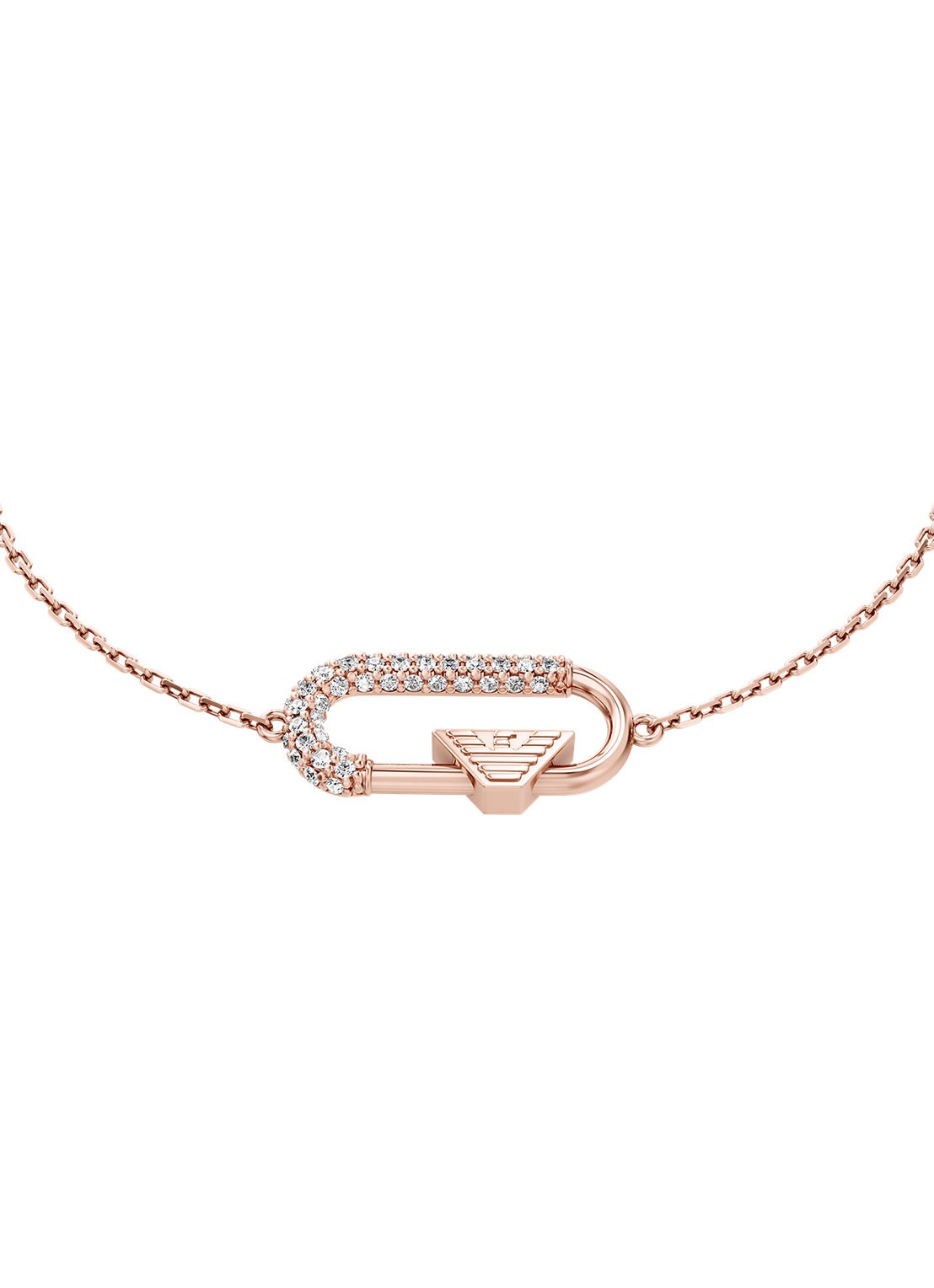 Armani Eagle Logo armband EGS3405221 - detail 2 roségoud