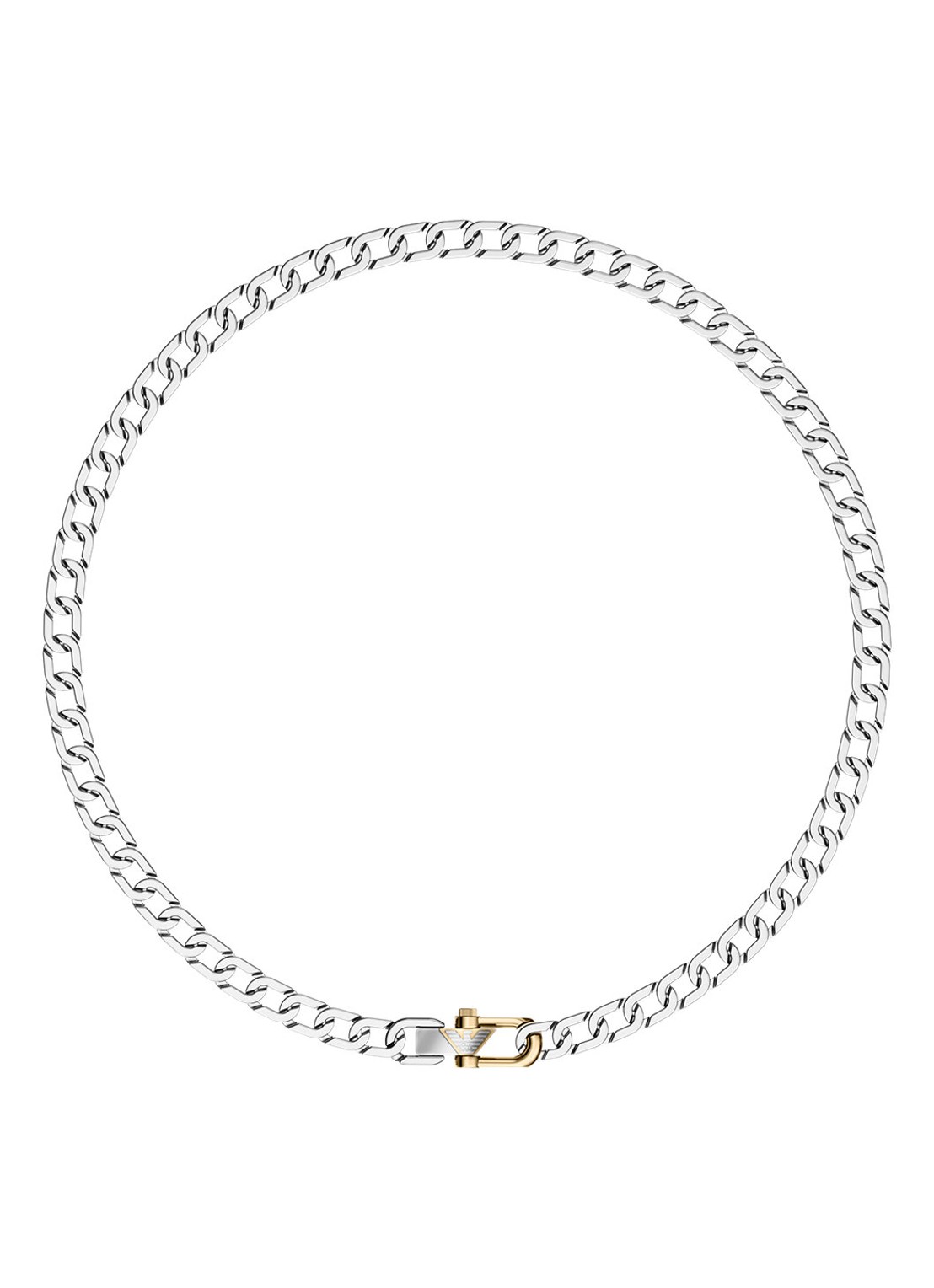 Armani Eagle Logo ketting EGS3372040 - detail zilver