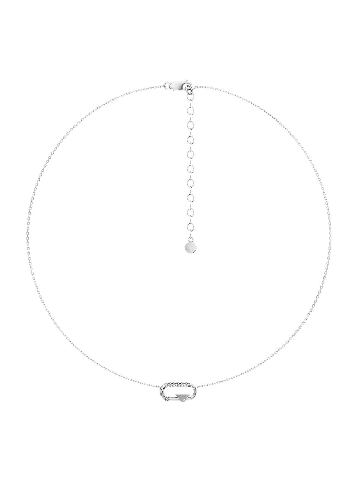 Armani Eagle Logo ketting EGS3401040 - detail 2 zilver
