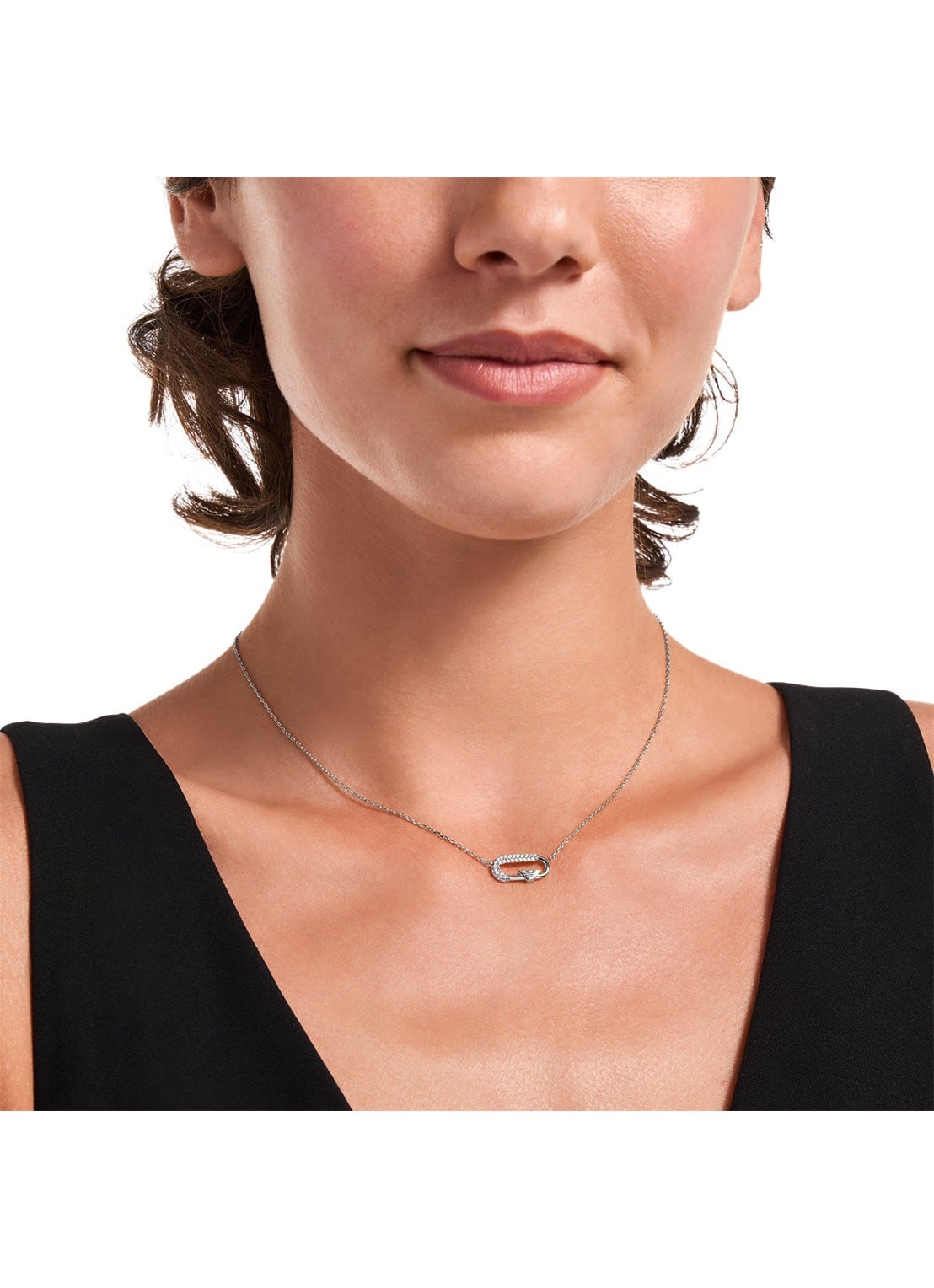 Armani Eagle Logo ketting EGS3401040 - detail 3 zilver