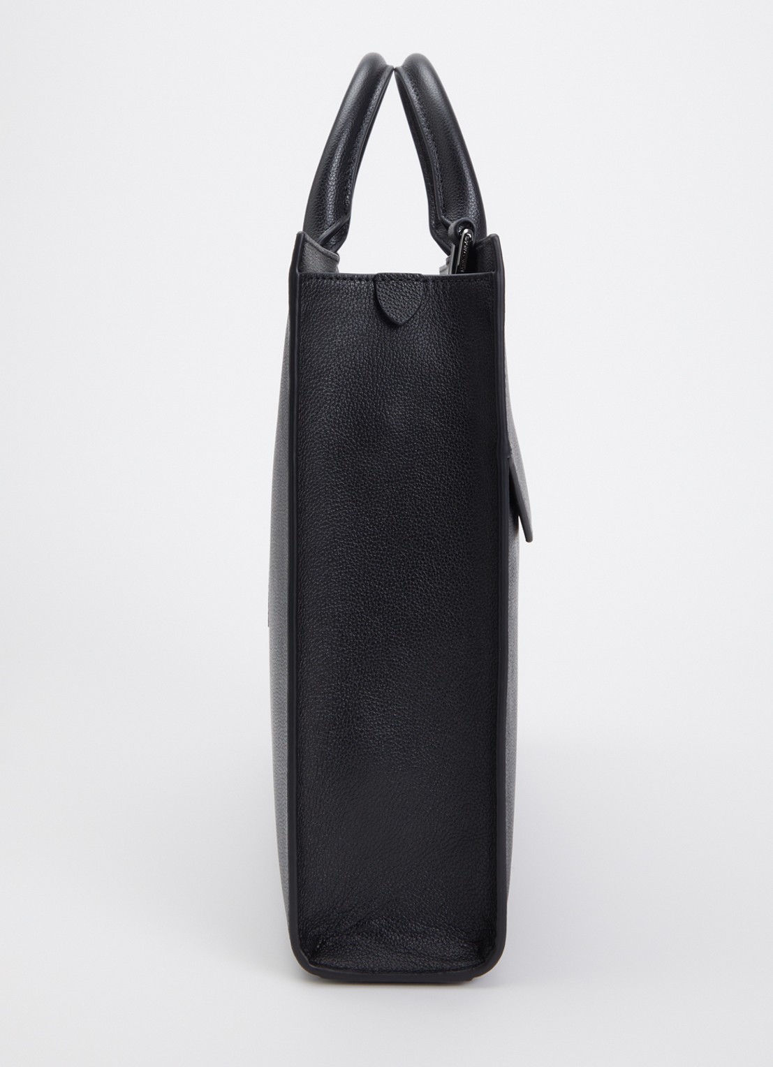 Armani Handtas van leer met afneembare schouderriem - detail 3 zwart