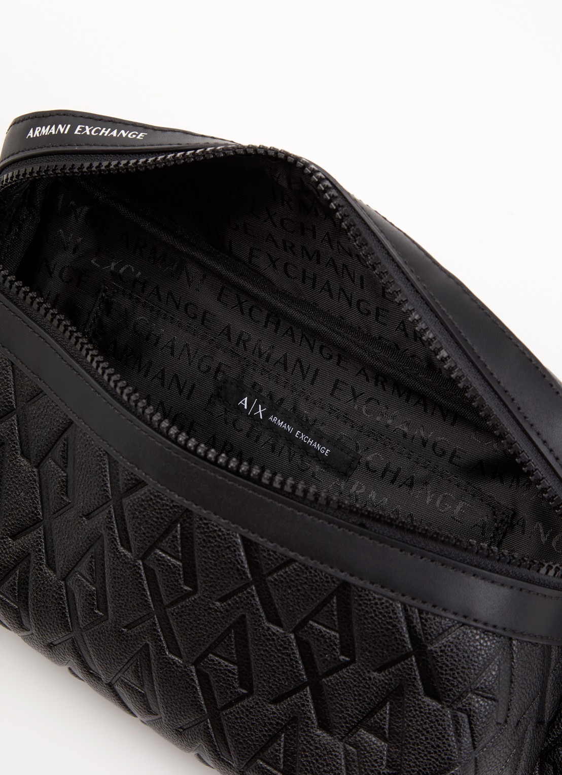 Armani Heuptas met logoprint  - detail 2 zwart