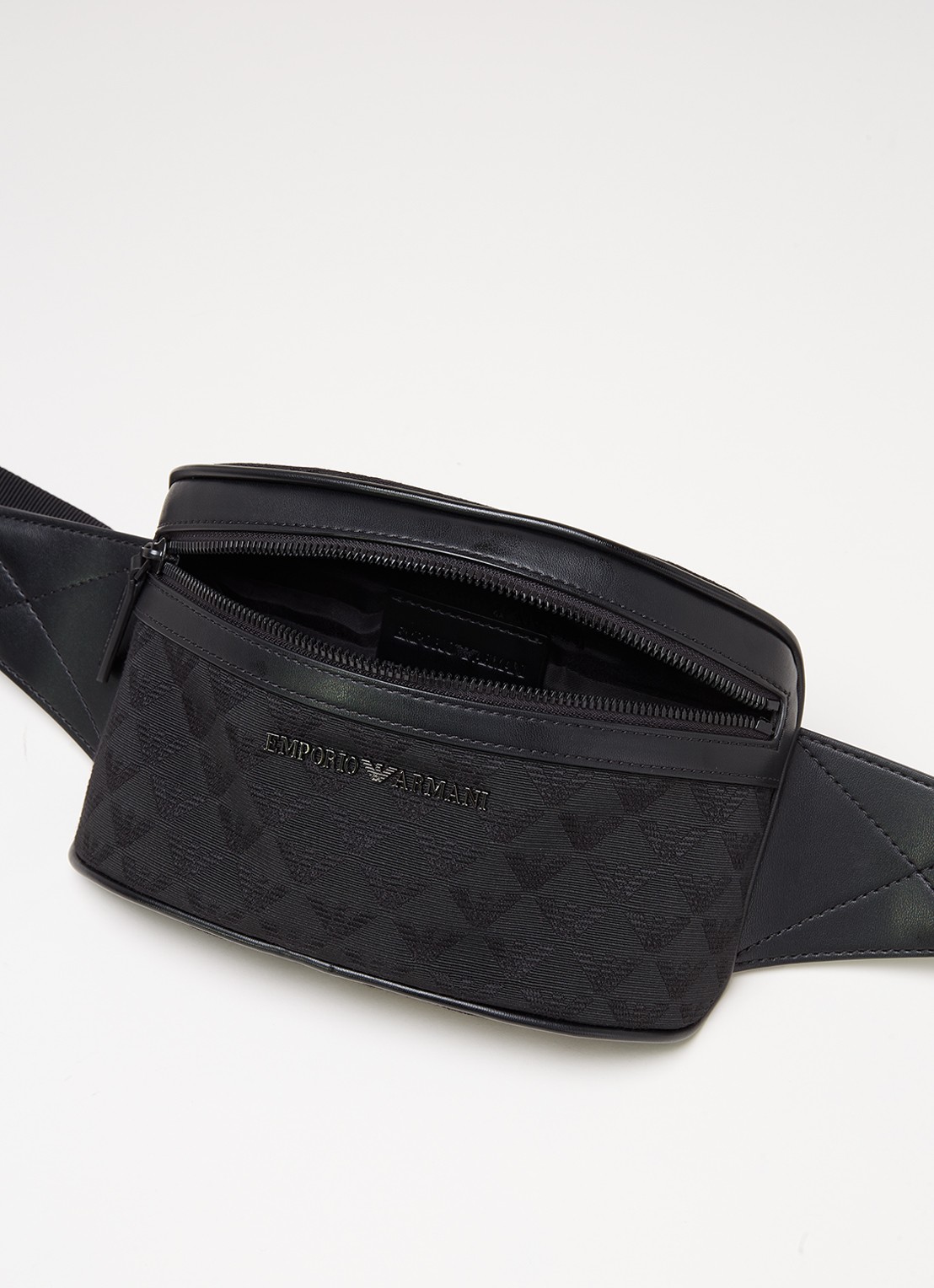 Armani Heuptas met logoprint - detail 3 zwart