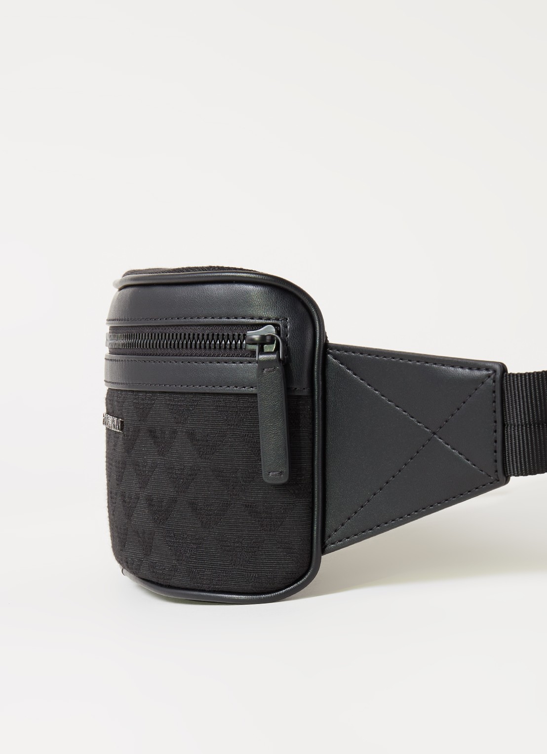 Armani Heuptas met logoprint - detail 4 zwart
