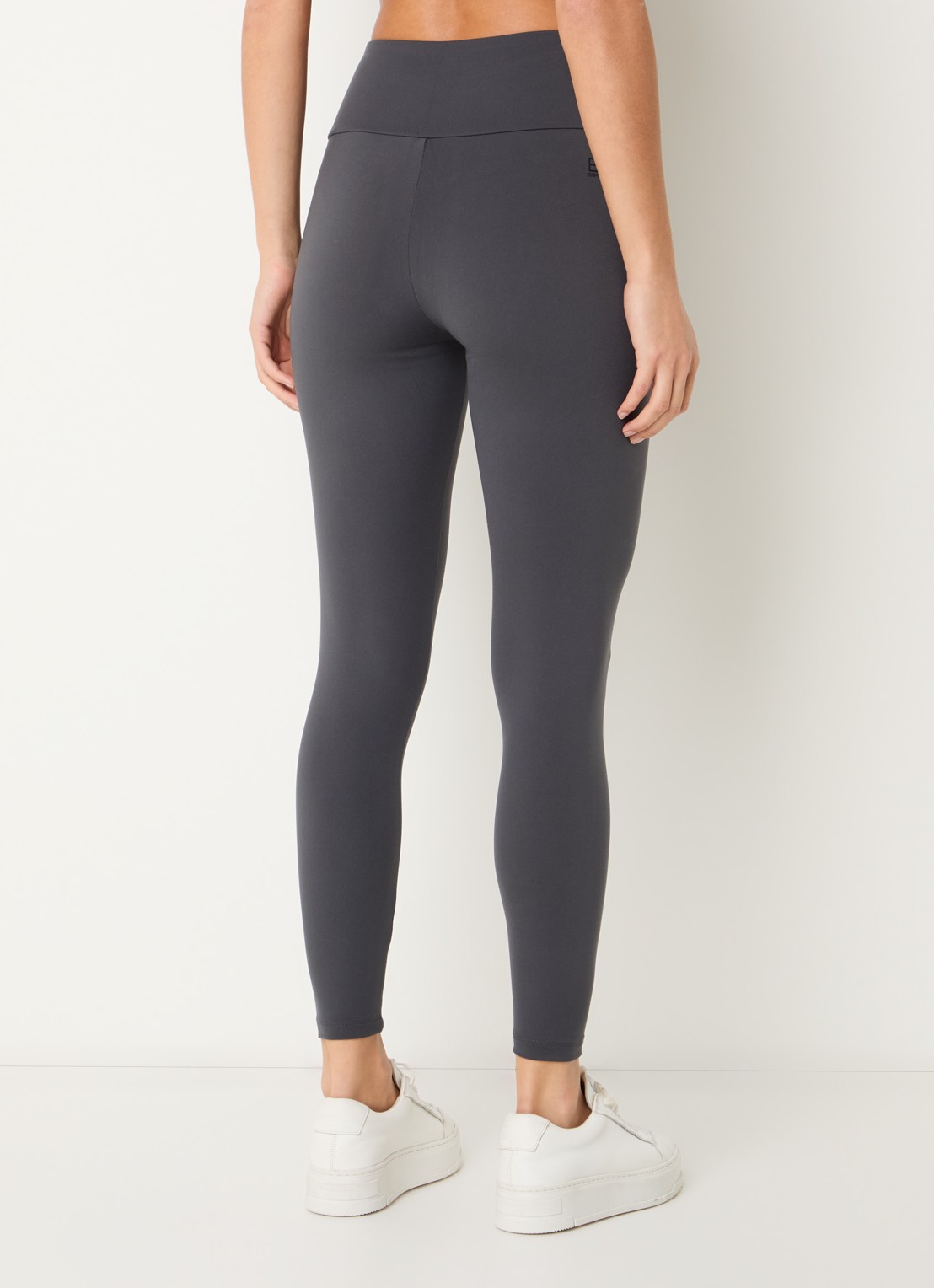 Armani High waist skinny fit legging met logo - achterkant brons