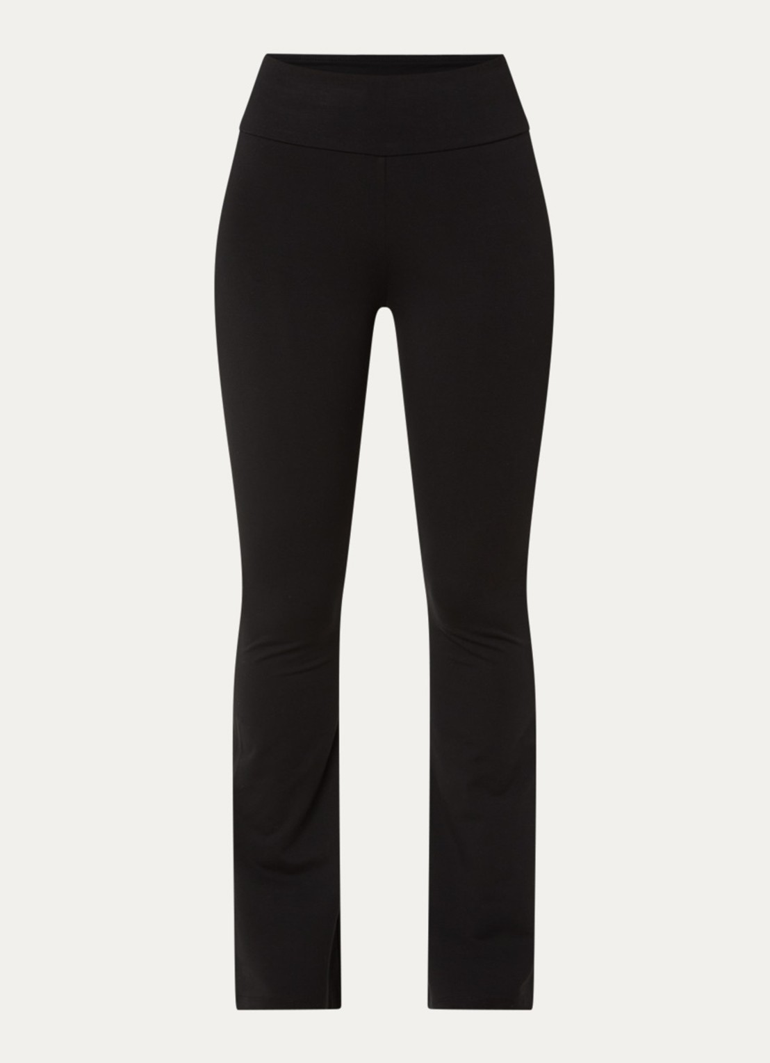 Armani High waist trainingslegging met logo - voorkant 4 zwart