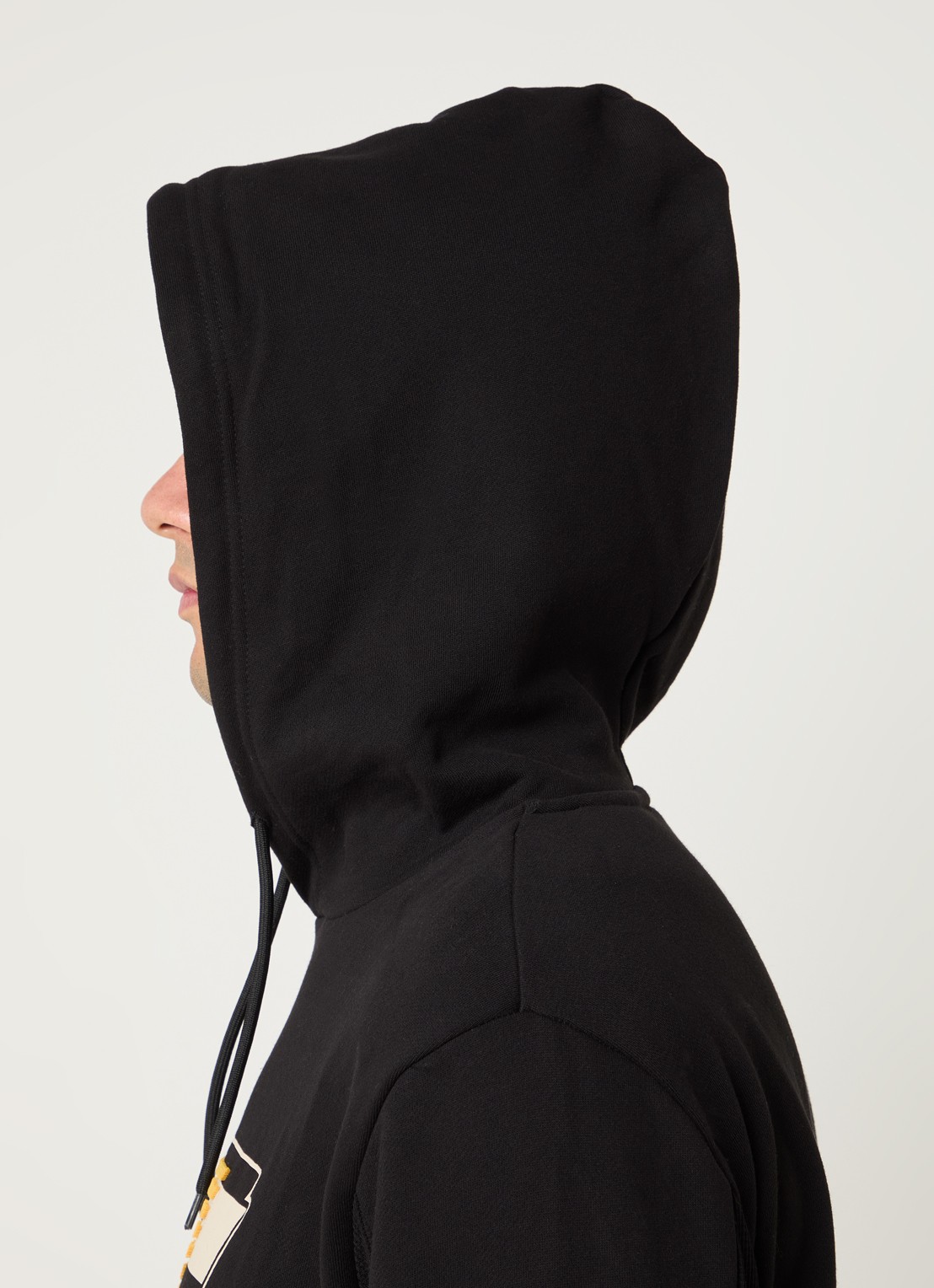 Armani Hoodie met 3D logoprint - detail 5 zwart