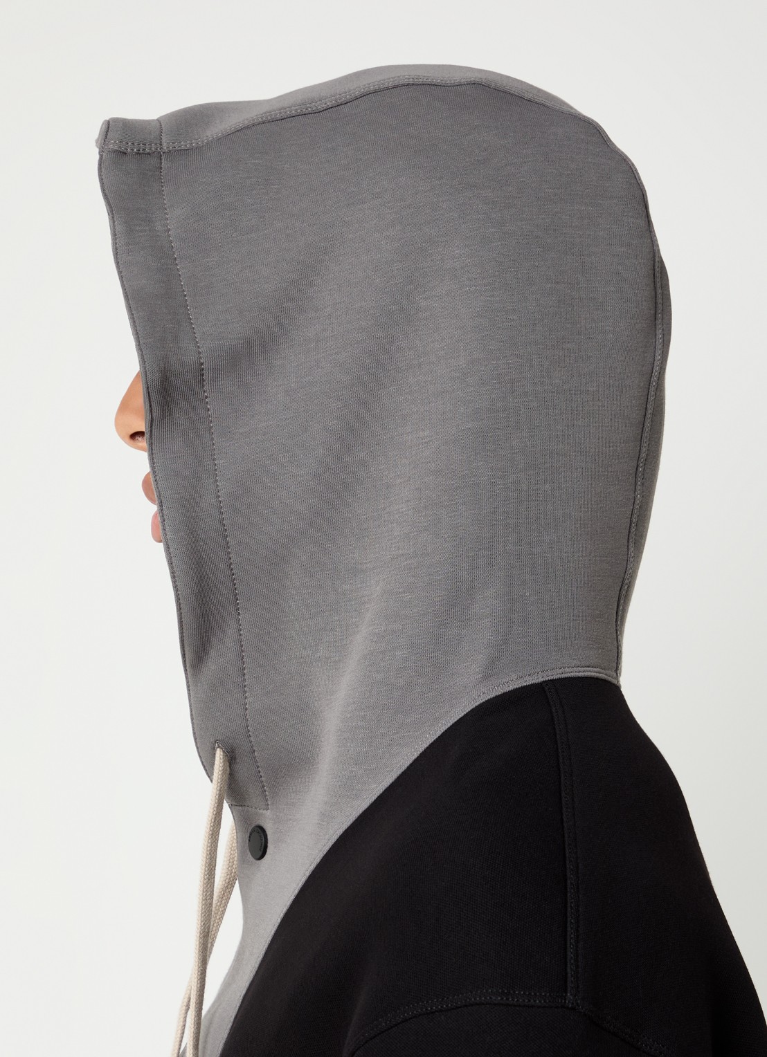 Armani Hoodie met logo - detail 3 zwart
