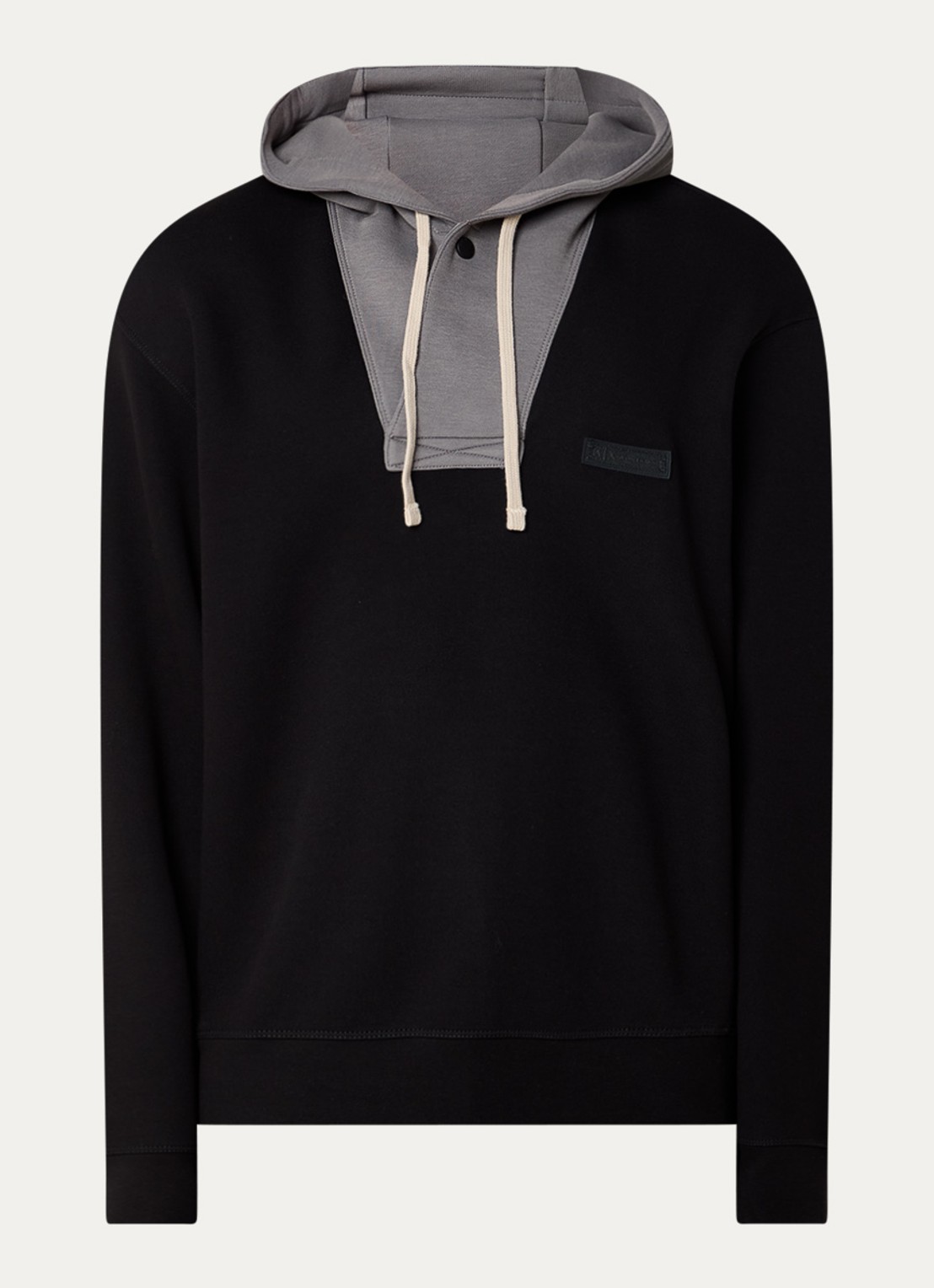 Armani Hoodie met logo - voorkant 4 zwart