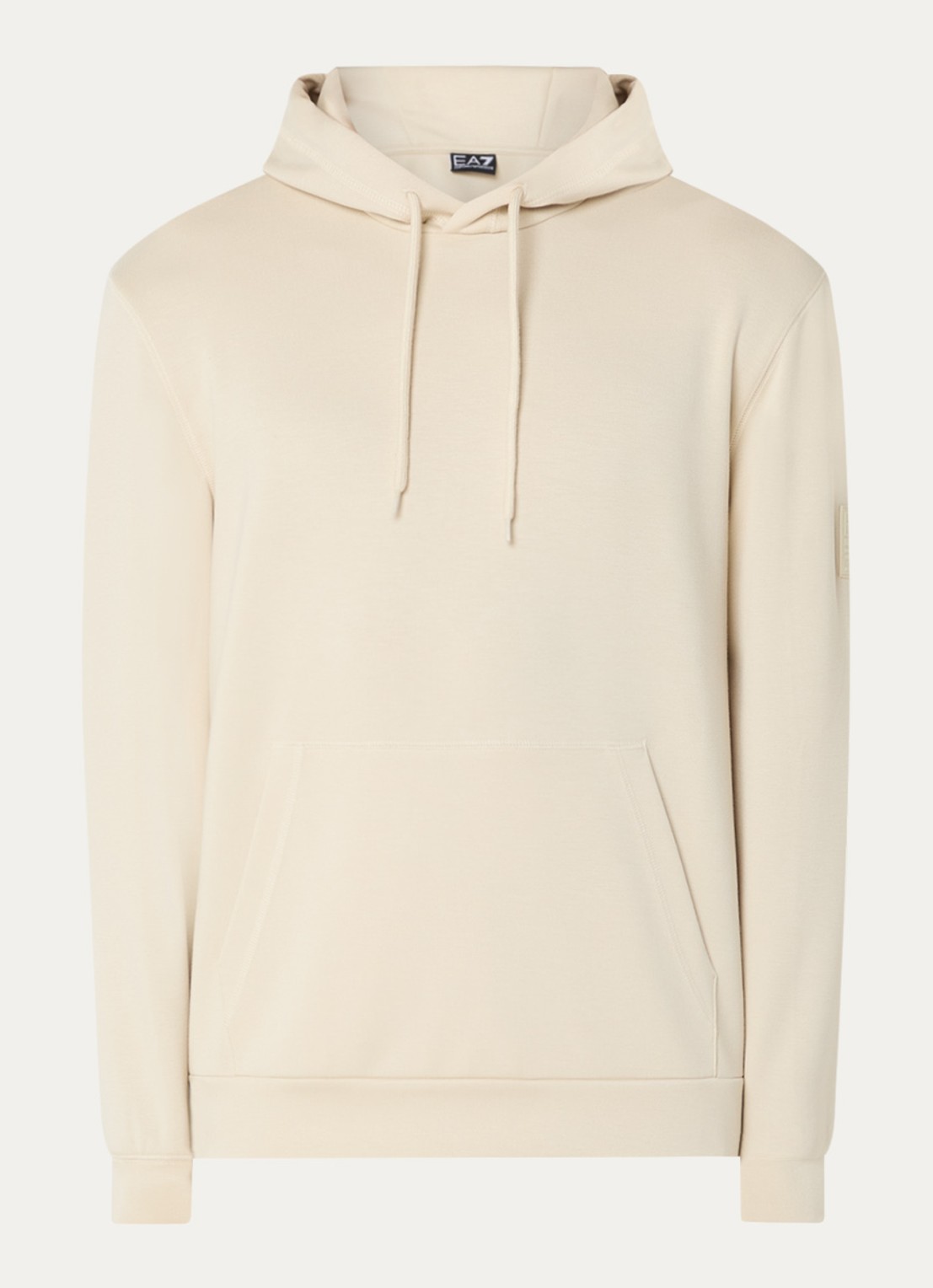 Armani Hoodie met logo - voorkant 4 beige
