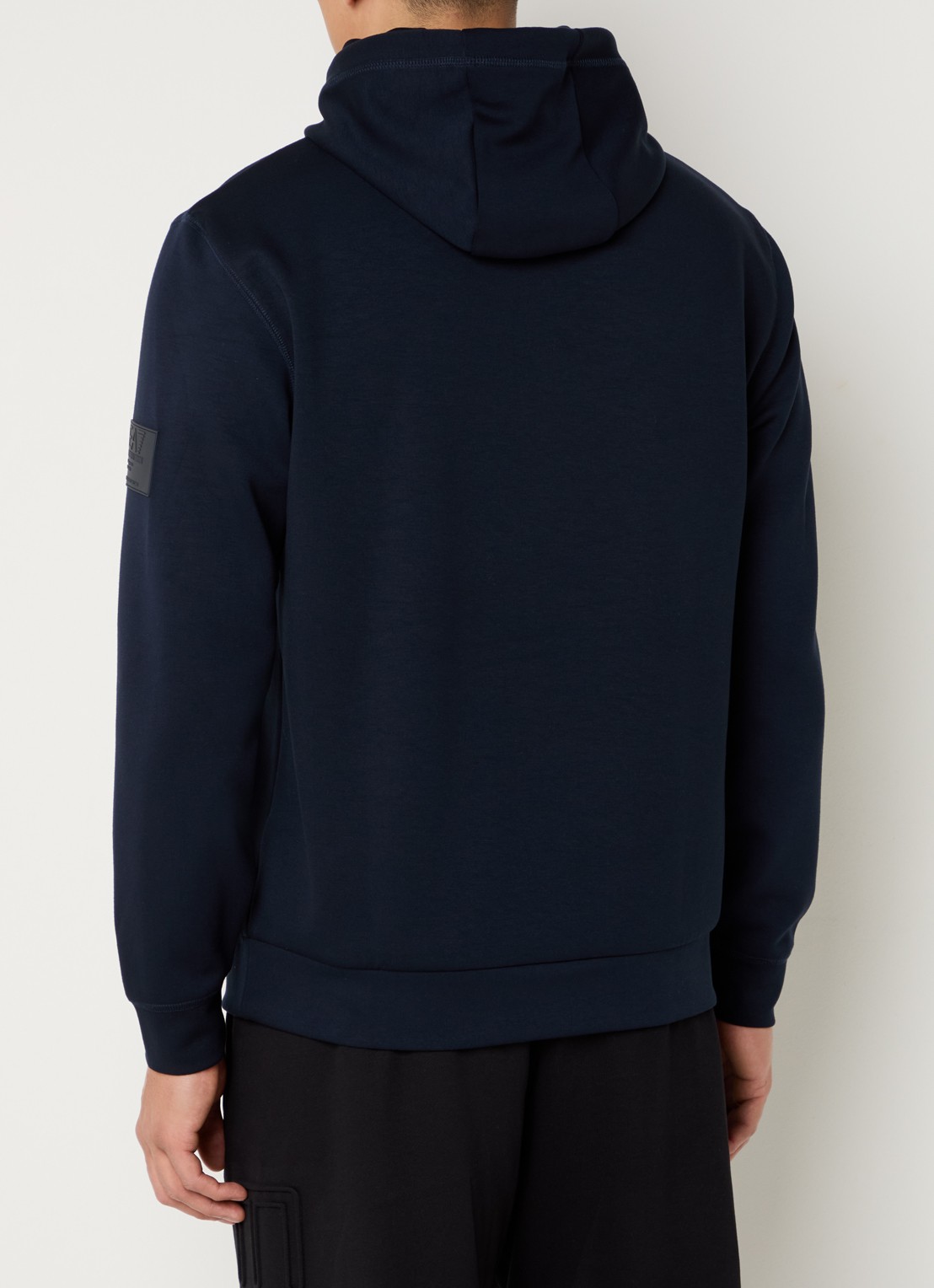 Armani Hoodie met logo - achterkant 3 donkerblauw