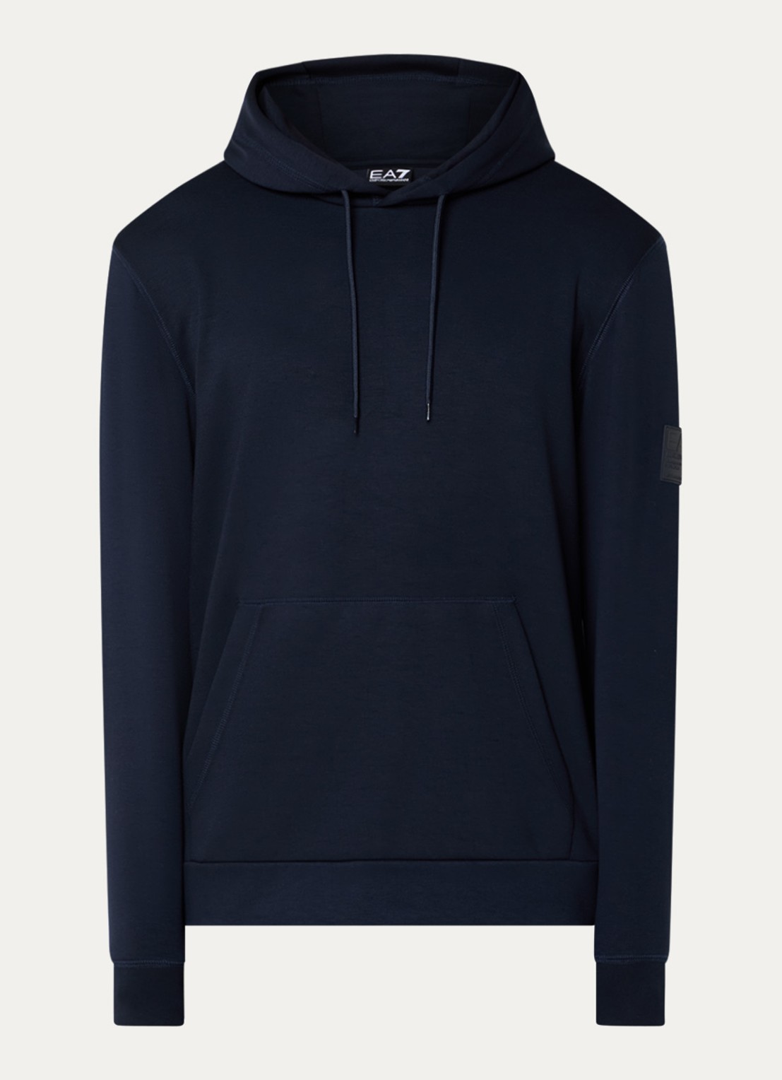 Armani Hoodie met logo - voorkant 4 donkerblauw