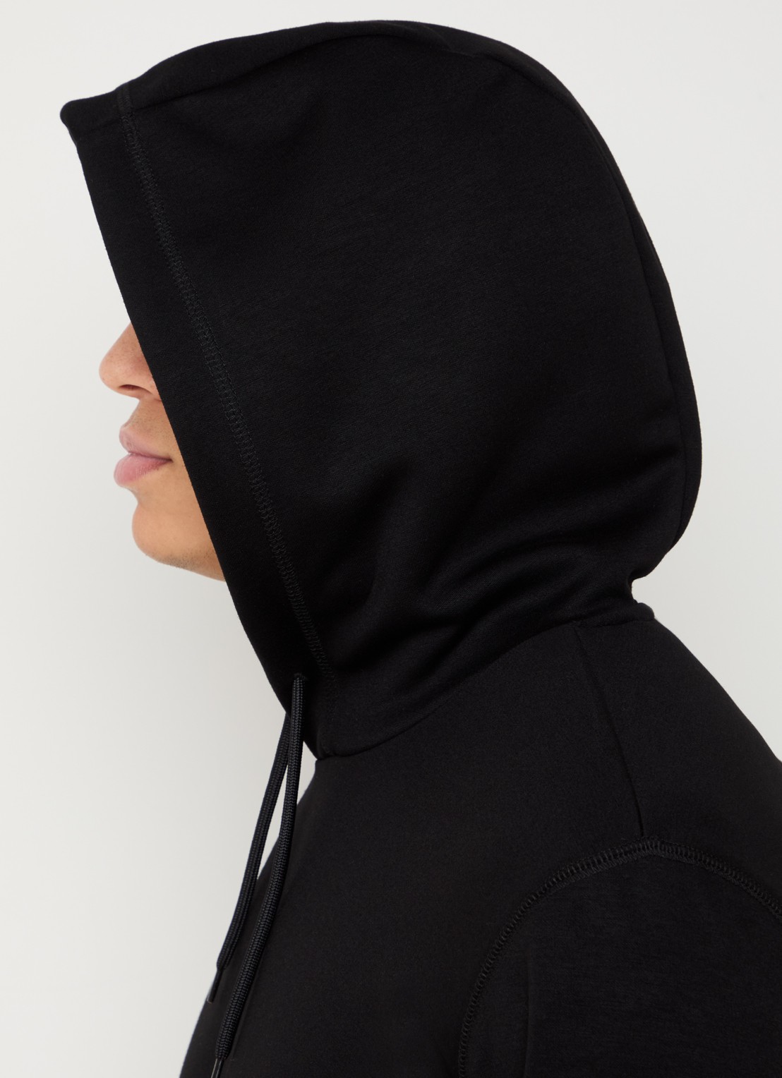 Armani Hoodie met logo - detail 3 zwart