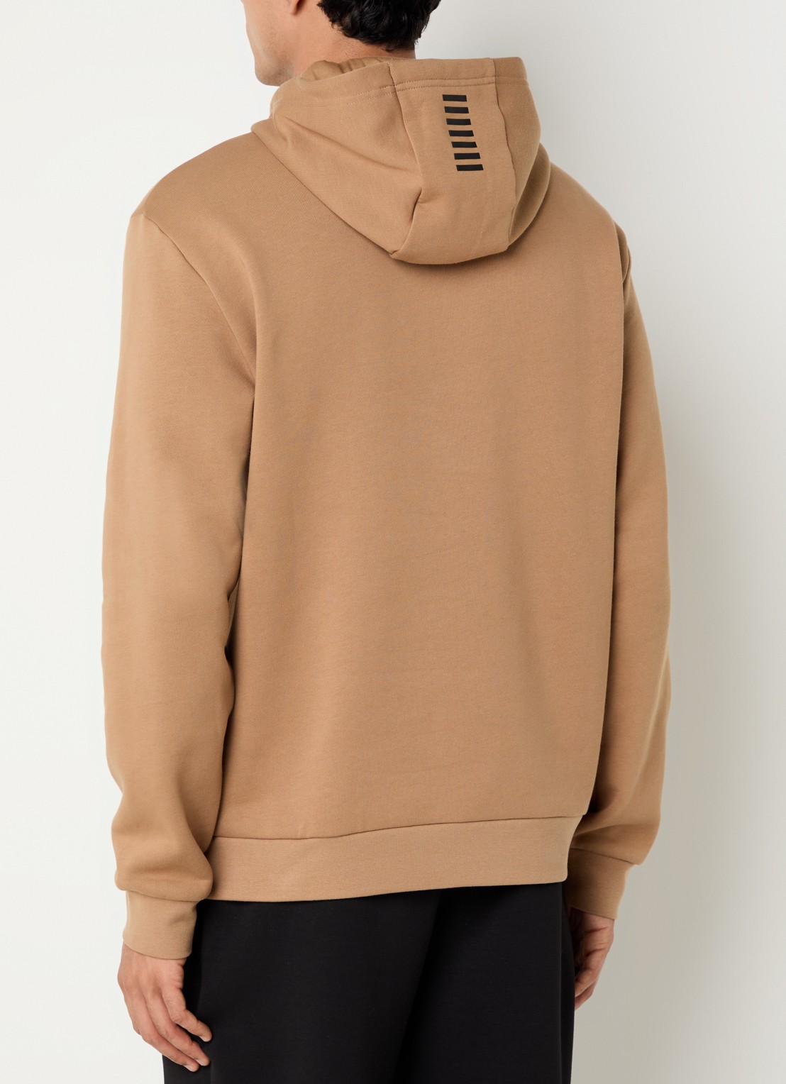 Armani Hoodie met logo - achterkant 3 camel