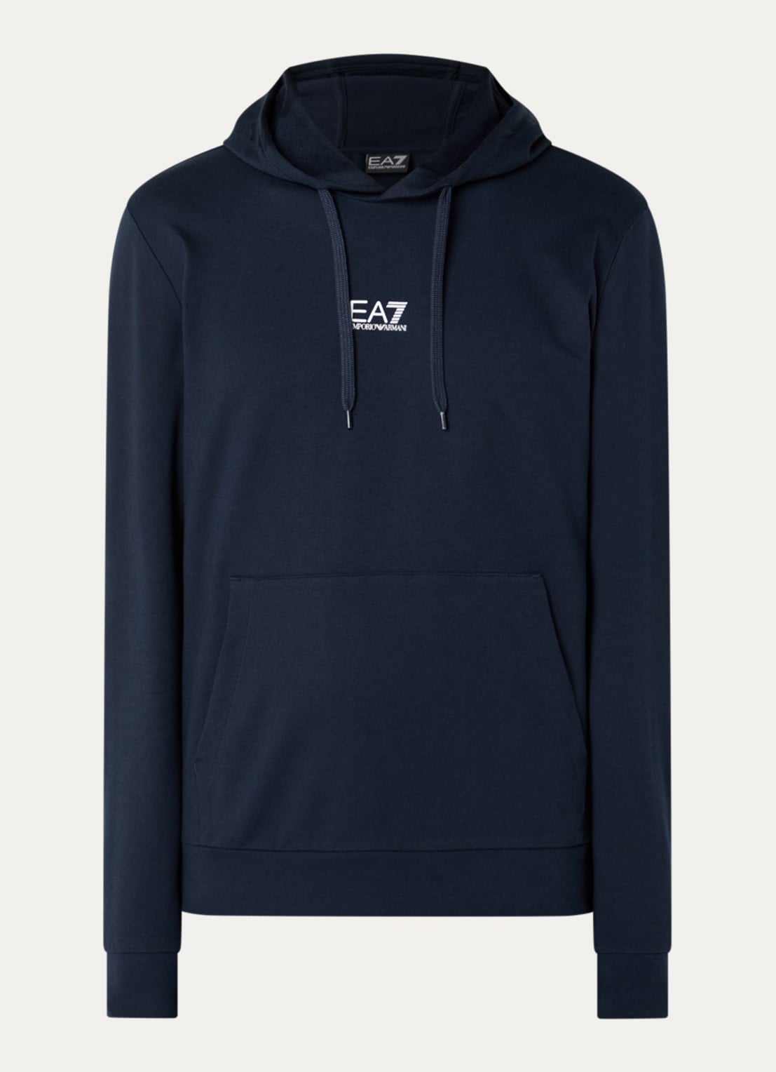 Armani Hoodie met logo - voorkant 4 donkerblauw
