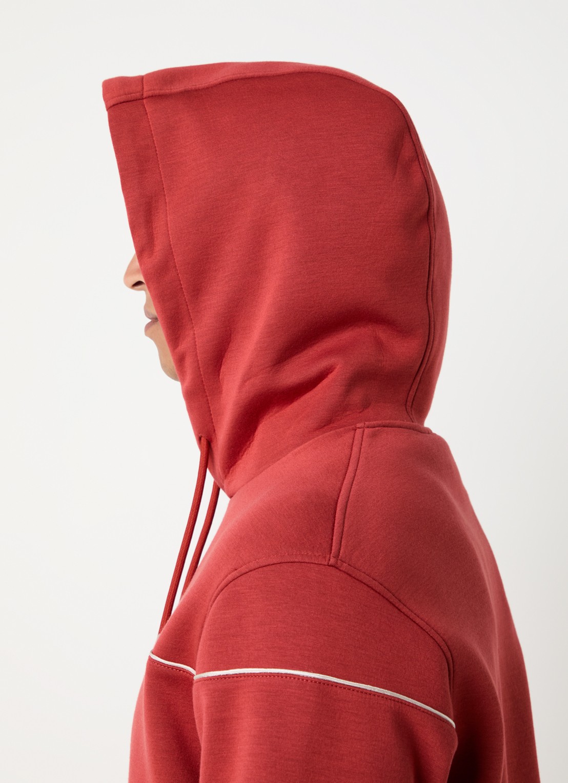 Armani Hoodie met logo - detail 2 steenrood