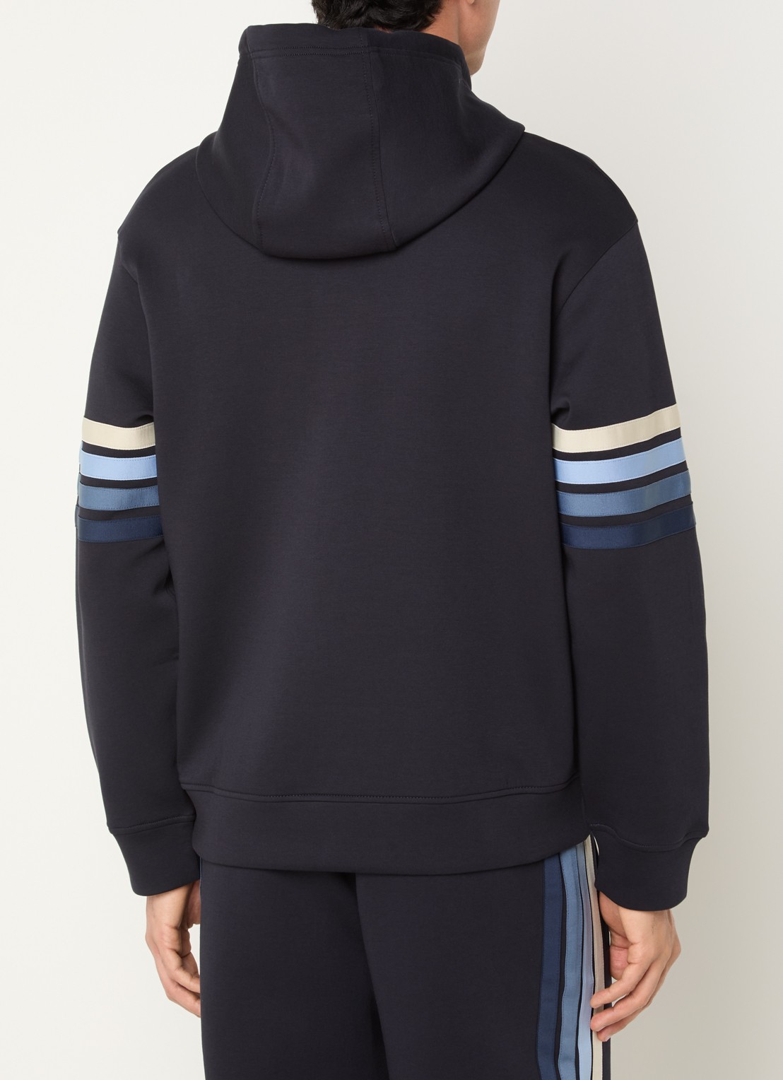 Armani Hoodie met logoprint - achterkant 5 donkerblauw
