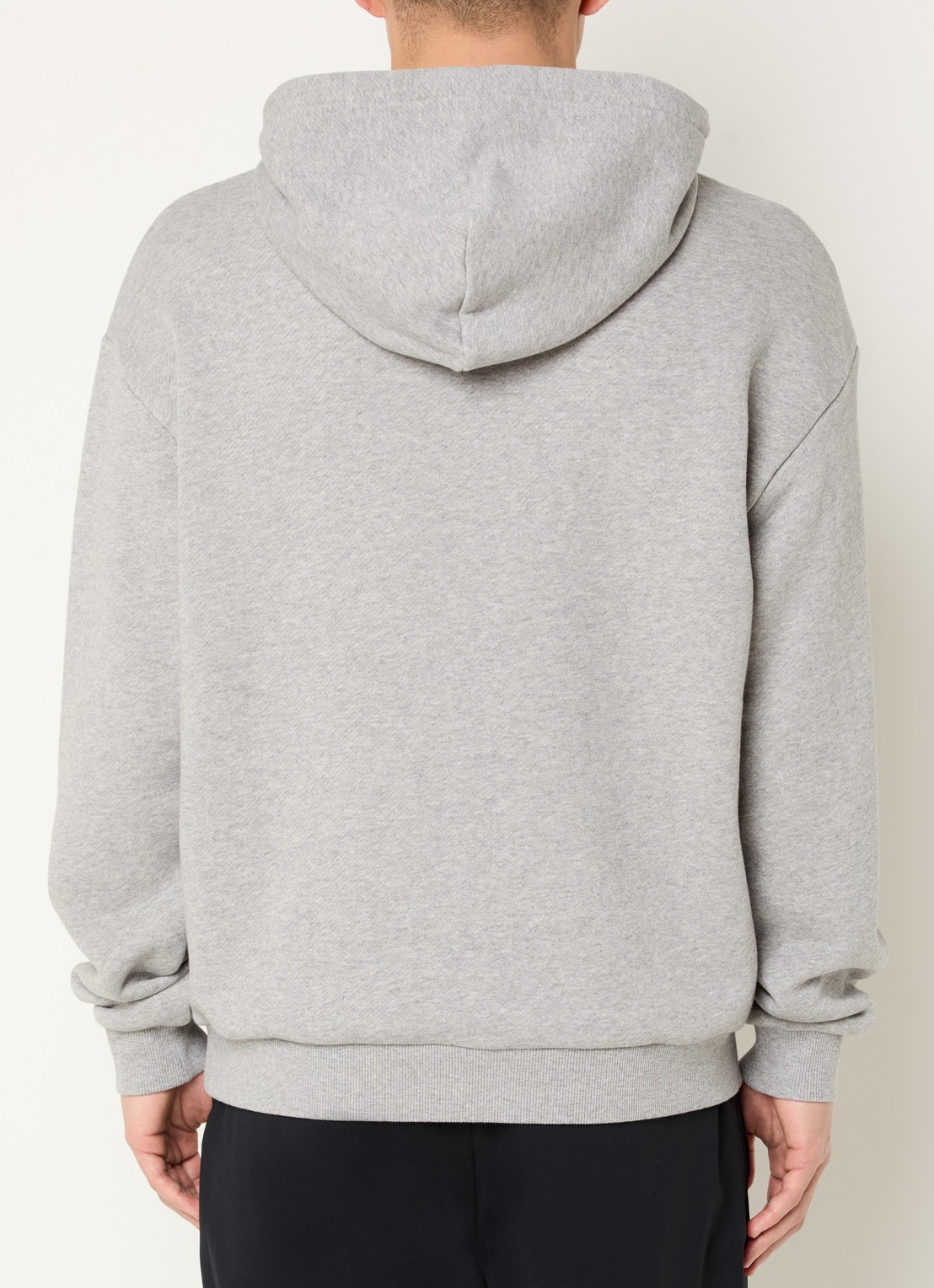 Armani Hoodie met logoprint - achterkant grijsmele