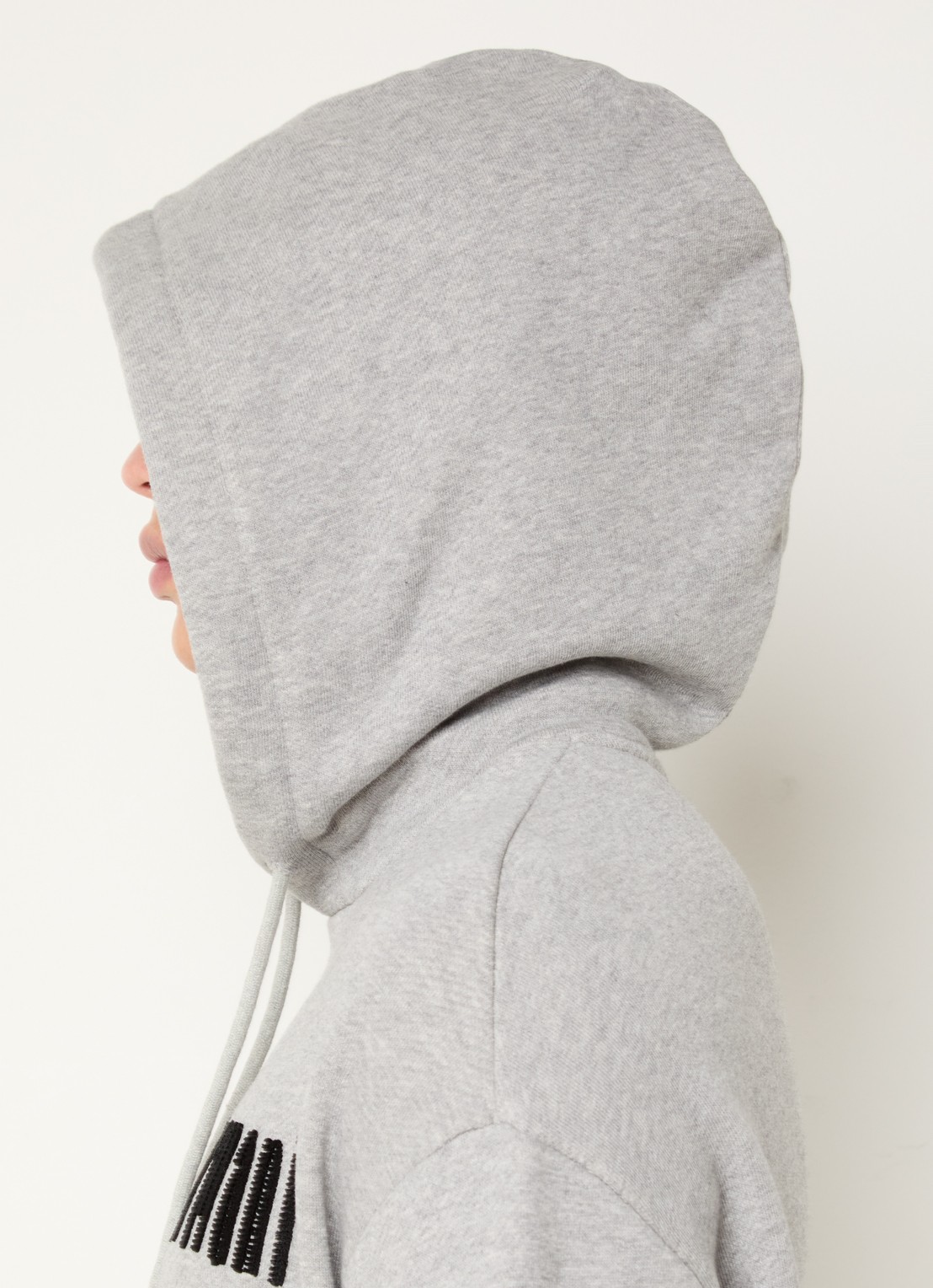Armani Hoodie met logoprint - detail 5 grijsmele
