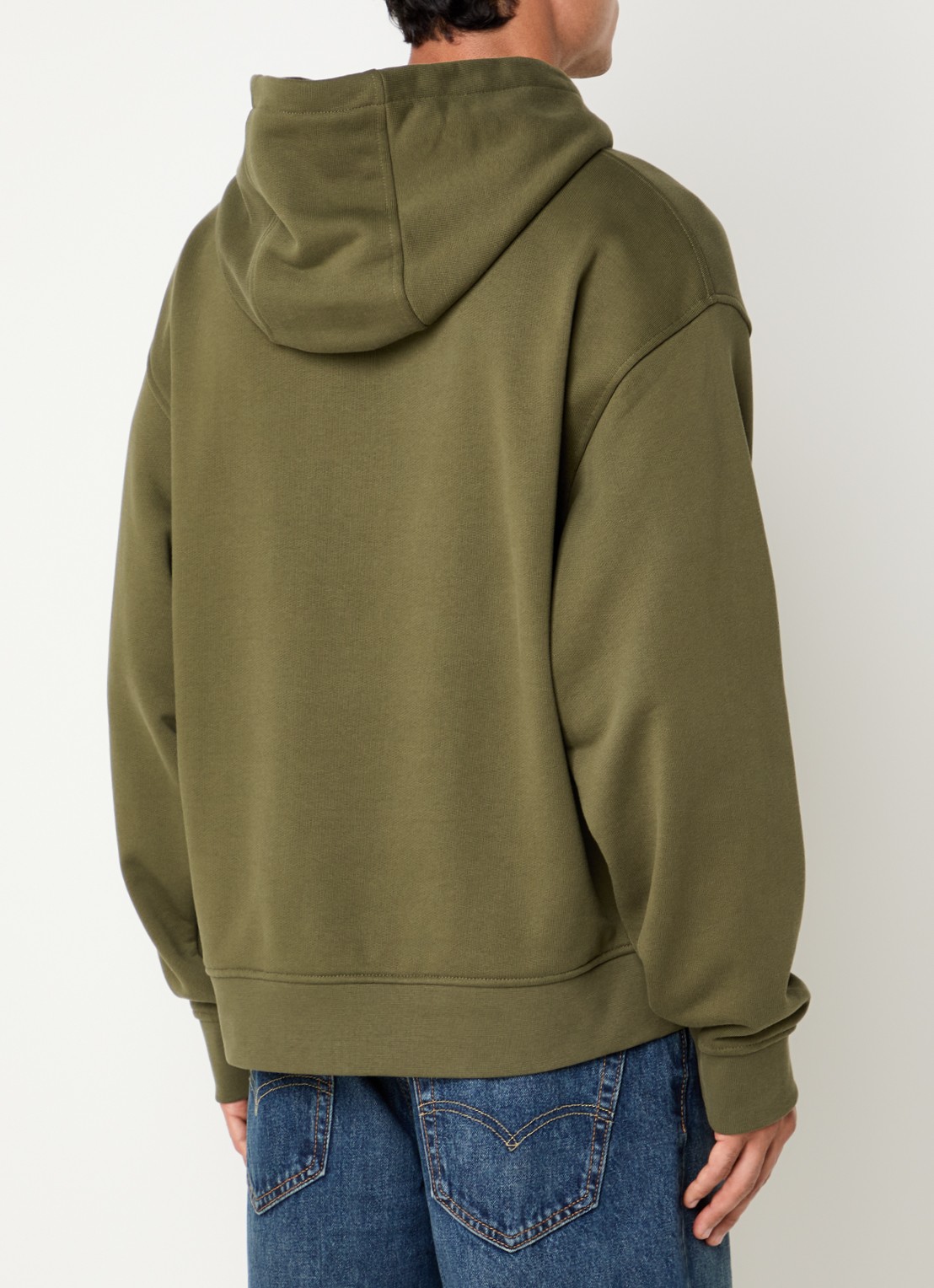 Armani Hoodie met logoprint - achterkant 3 donkergroen