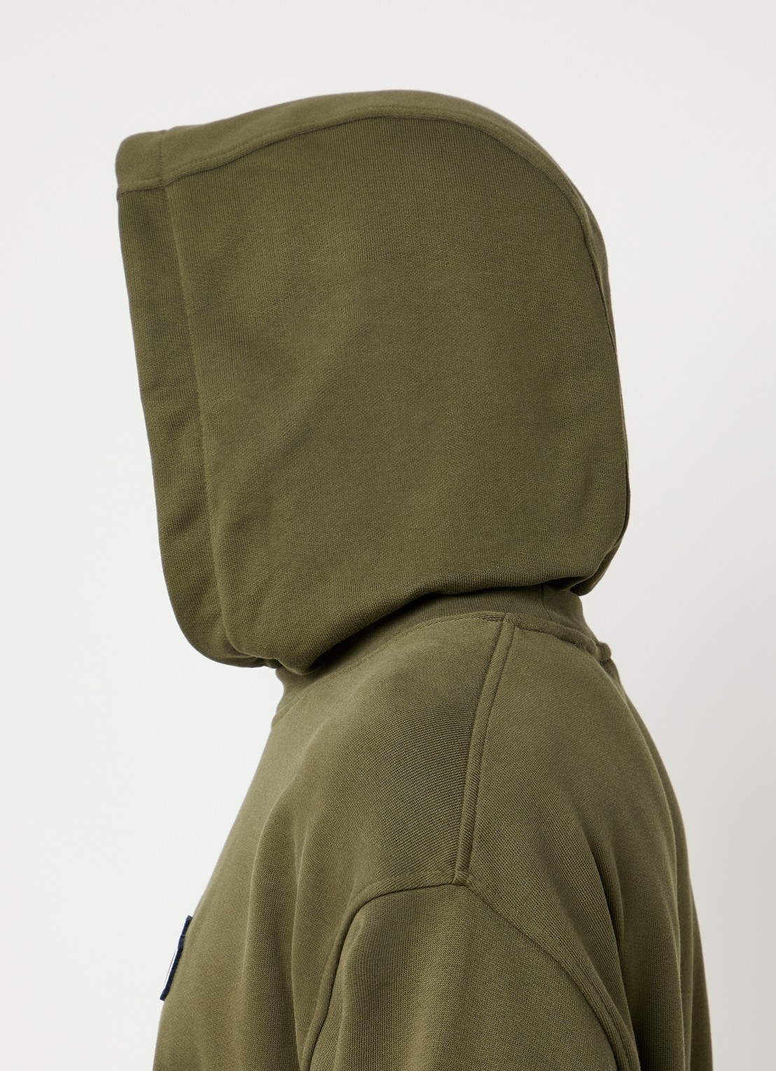 Armani Hoodie met logoprint - detail 2 donkergroen