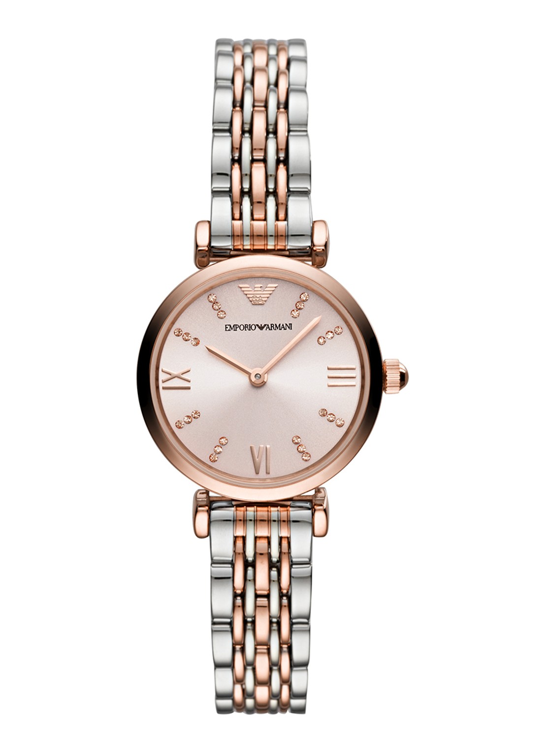 Armani Horloge AR11223 - voorkant 3 roségoud