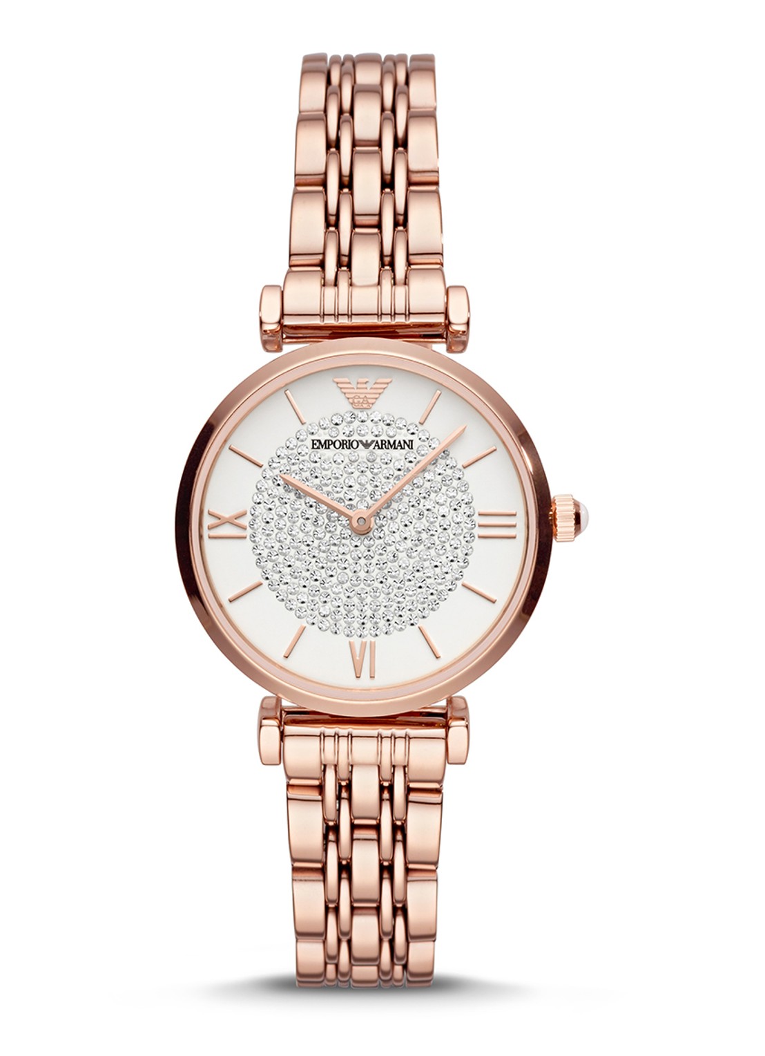 Armani Horloge AR11244 - voorkant 3 roségoud